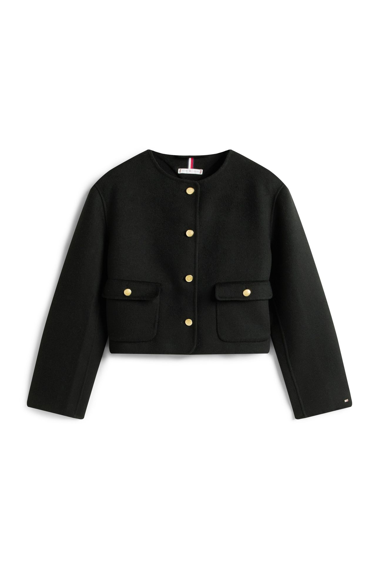 DF WOOL BLEND REG JACKET BLACK 4