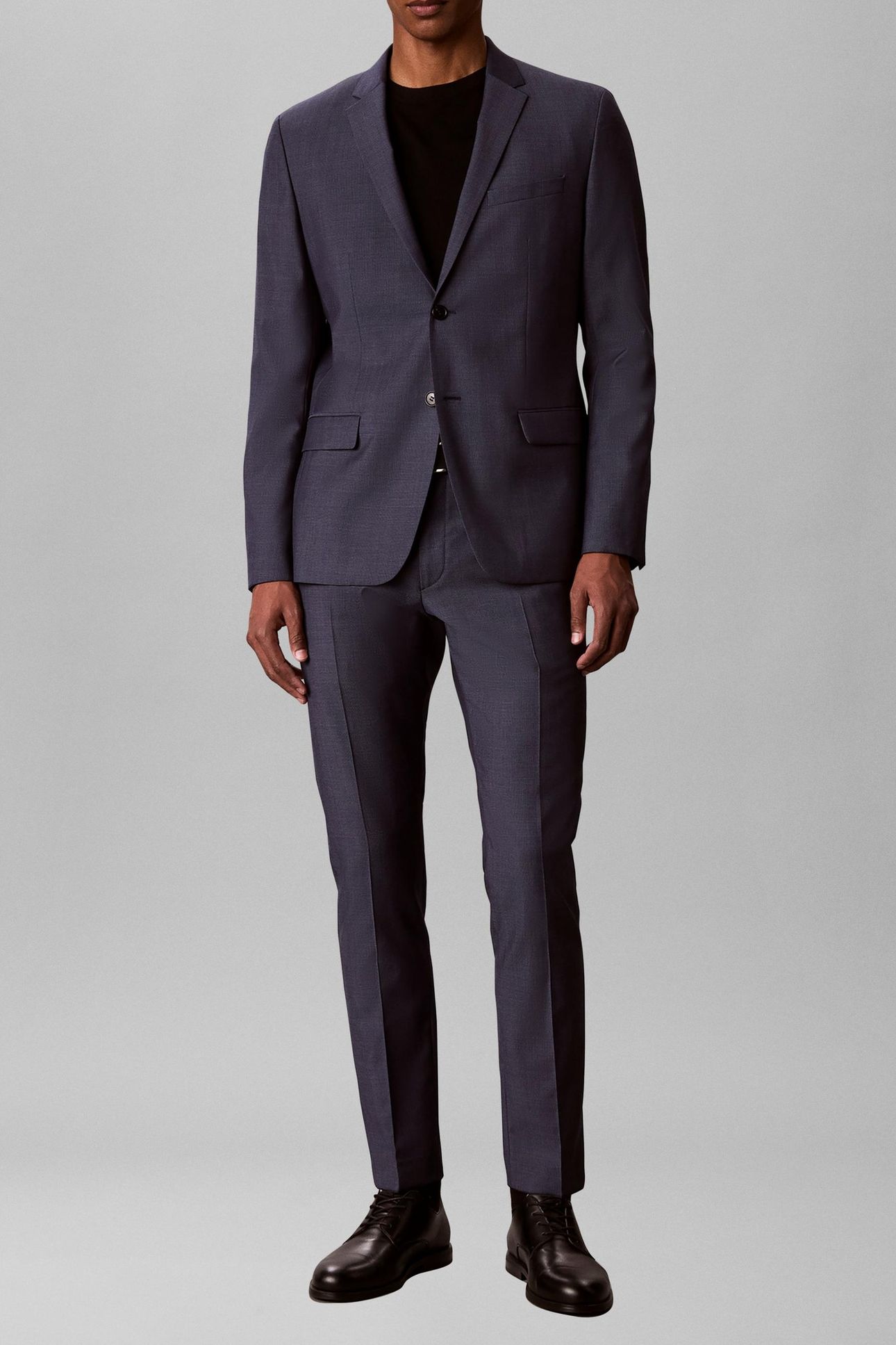LS MICRO DOT SLIM BLAZER SLATE BLUE 3