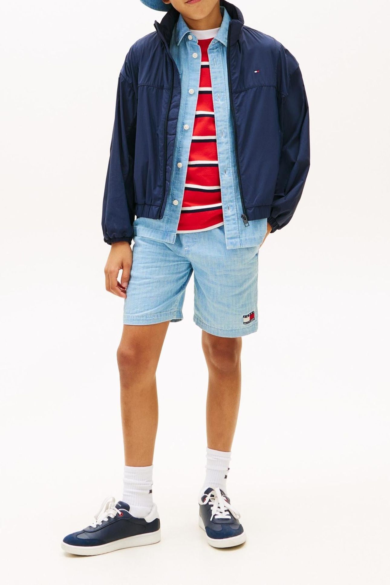 BOYS WAVY FLAG HERRINGBON DENIM MEDIUM 3