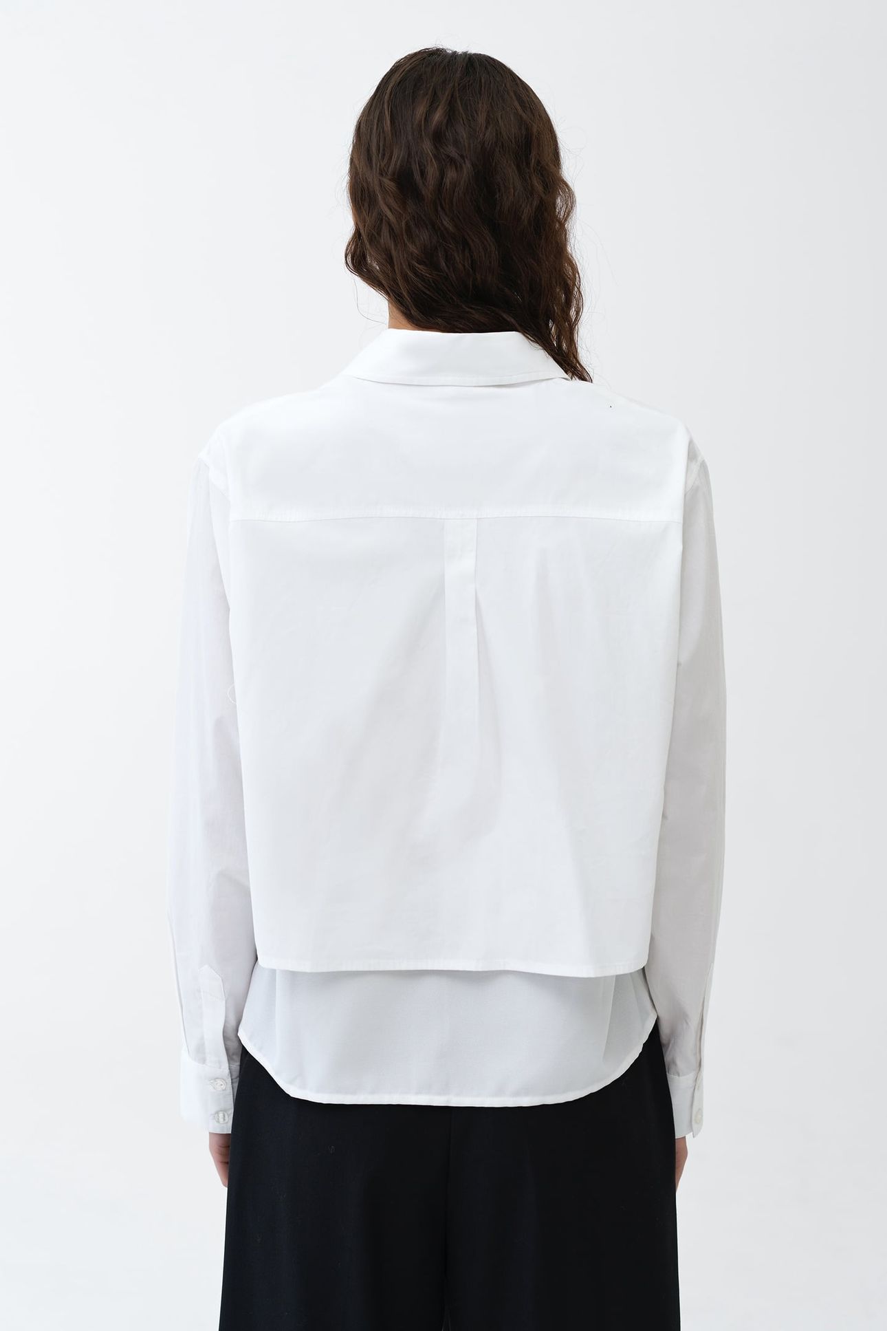 CAMBRIA MILLA MIX SHIRT LINEN WHITE 2