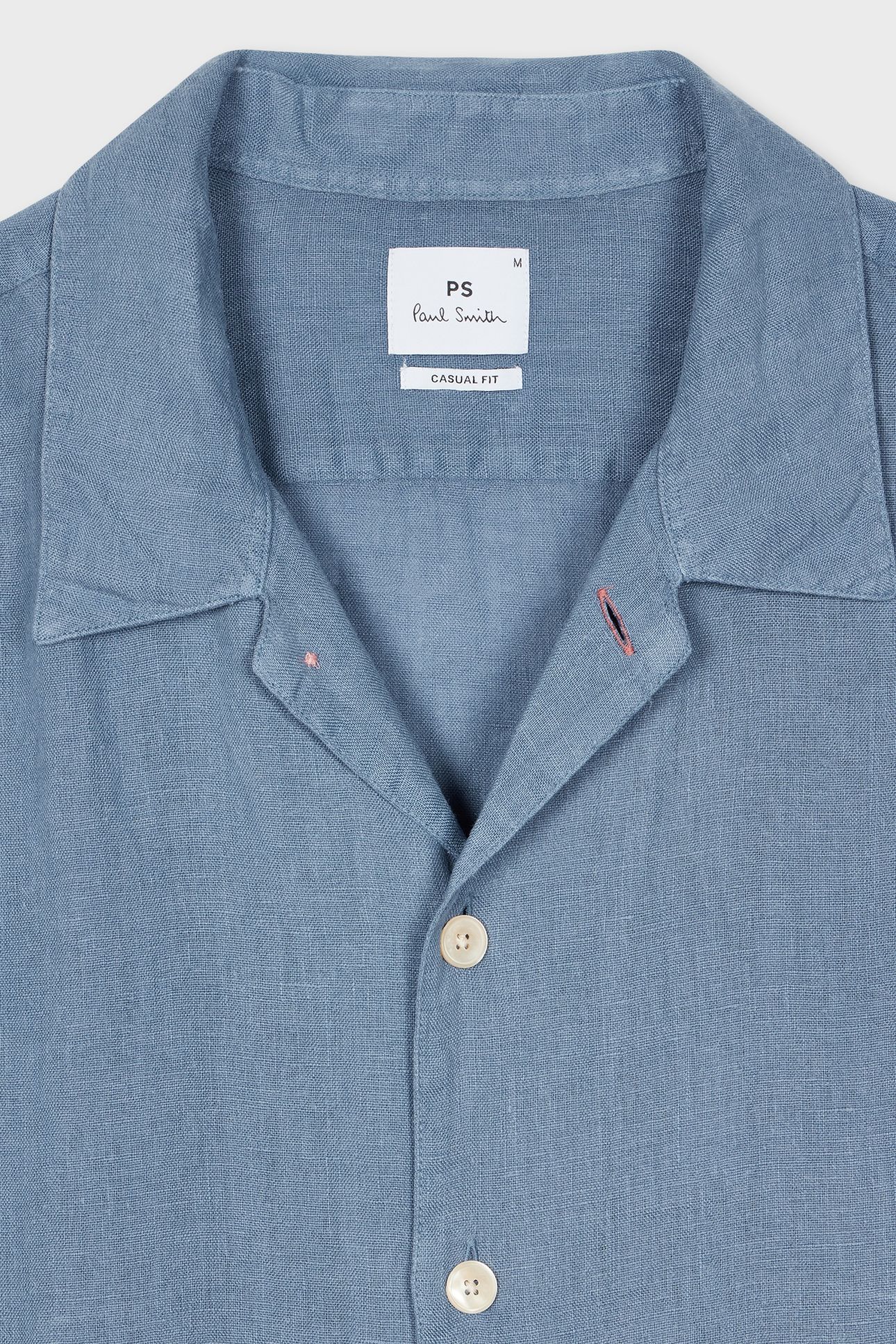 MENS SS CASUAL FIT SHIRT GREYISH BLUE 3