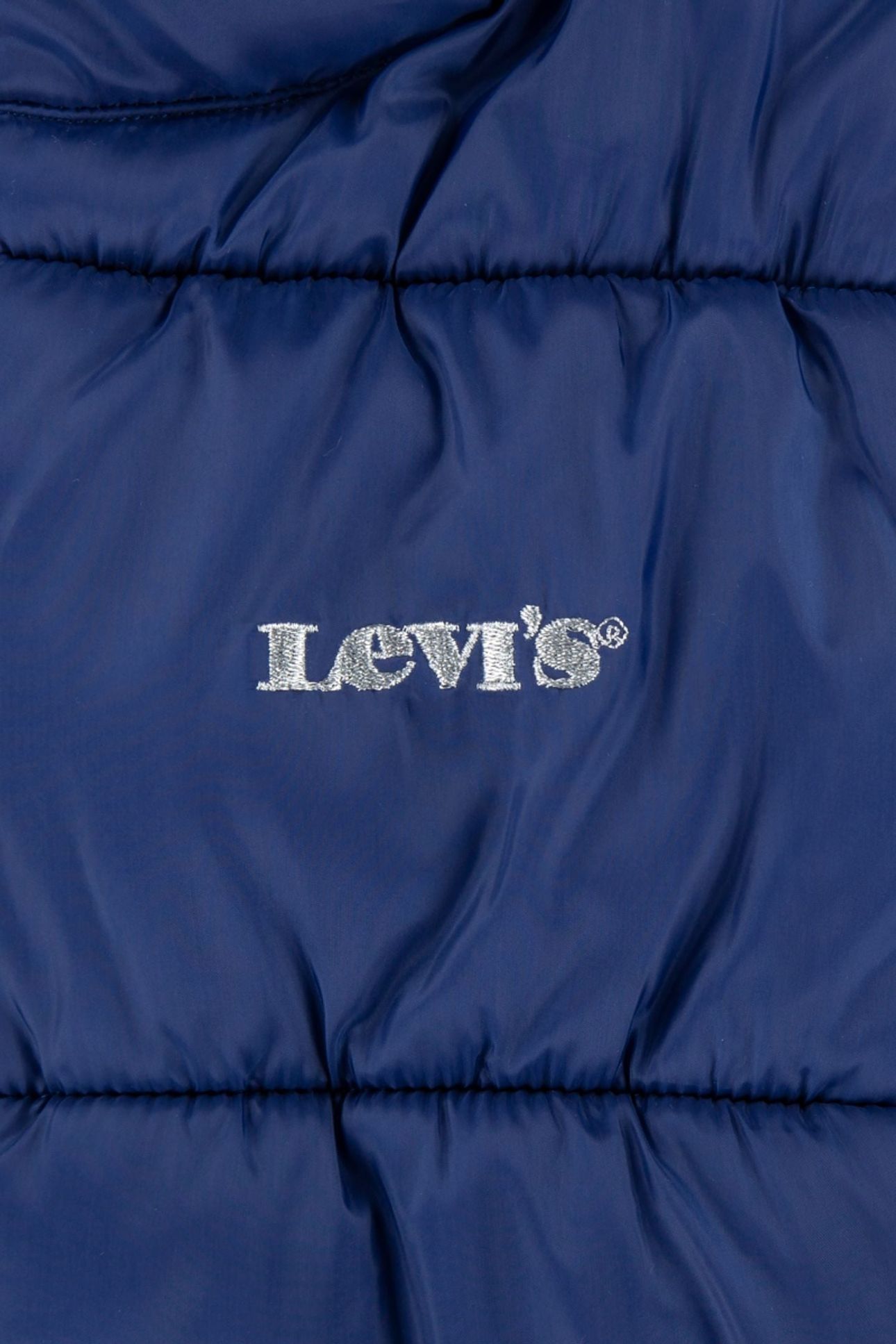 GIRLS SOLID BOXY FIT PUFFER TWILIGHT BLUE 3