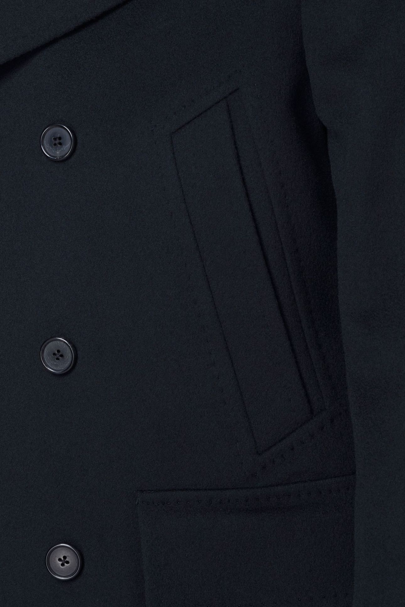 MENS DB OVERCOAT VERY DARK GREEN 3