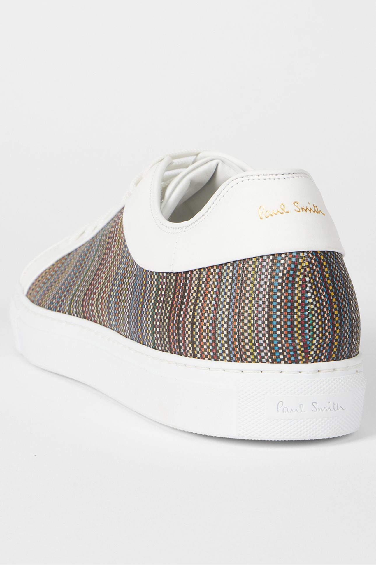 MENS SHOE BASSO SIGNATURE STRIPE MULTI COLOURED 6