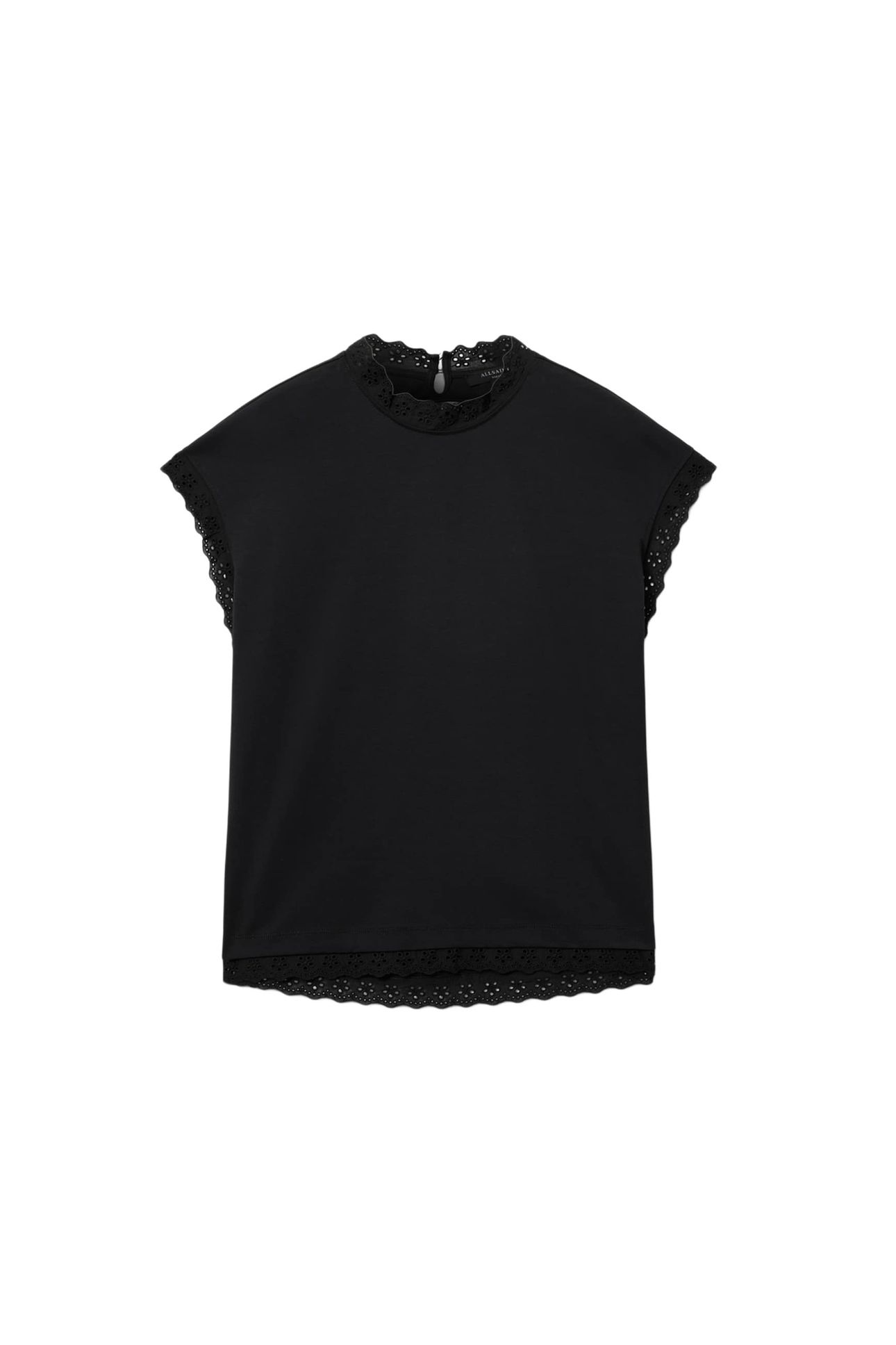 LELE LACE TANK BLACK 4