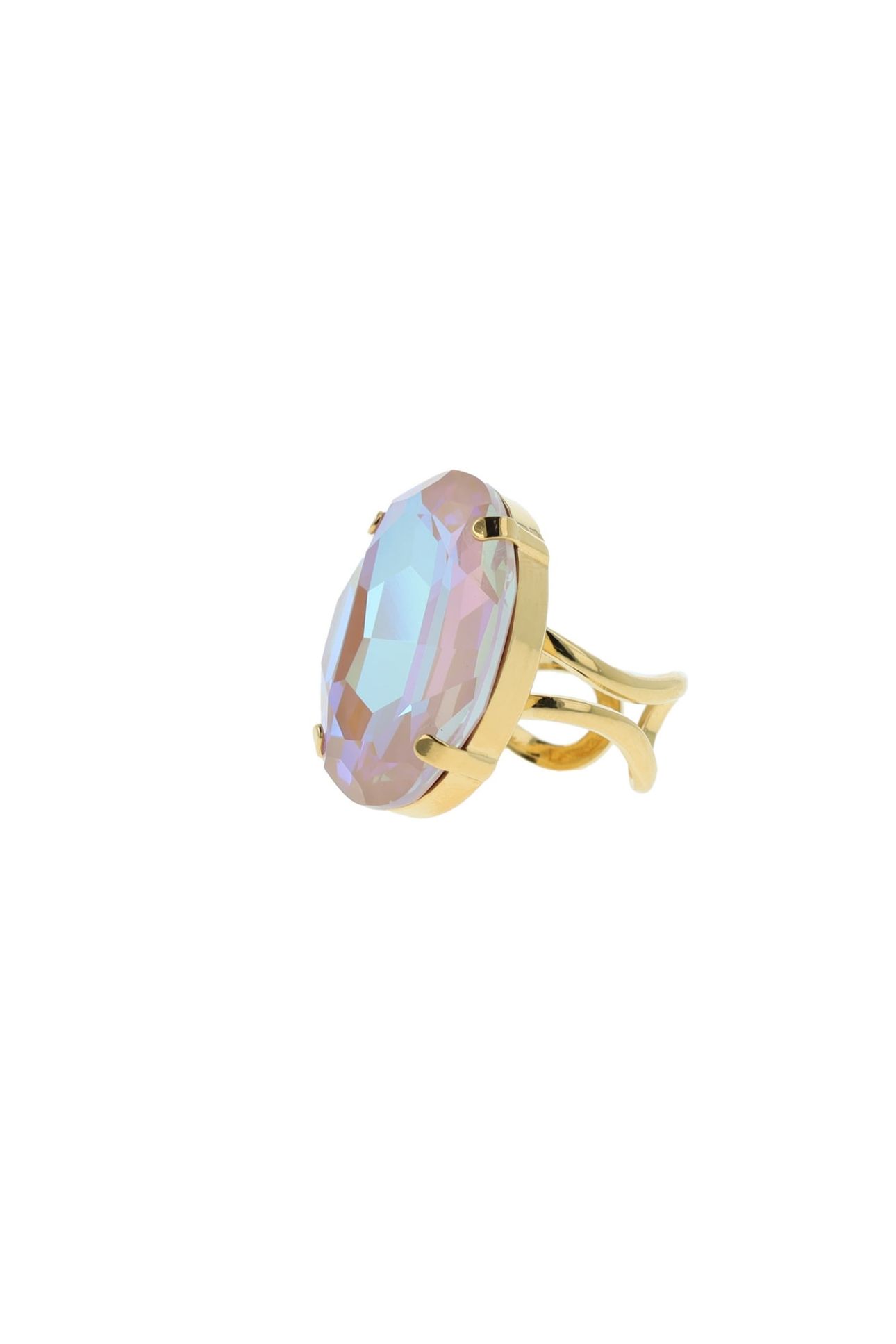 EVA OVAL RING DUSTY PINK PINK 2
