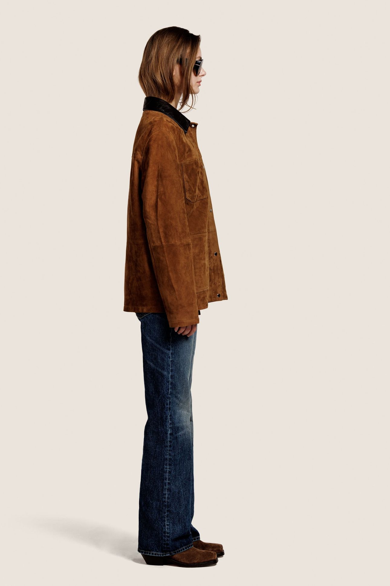 GABBY SUEDE JACKET CINNAMON 1