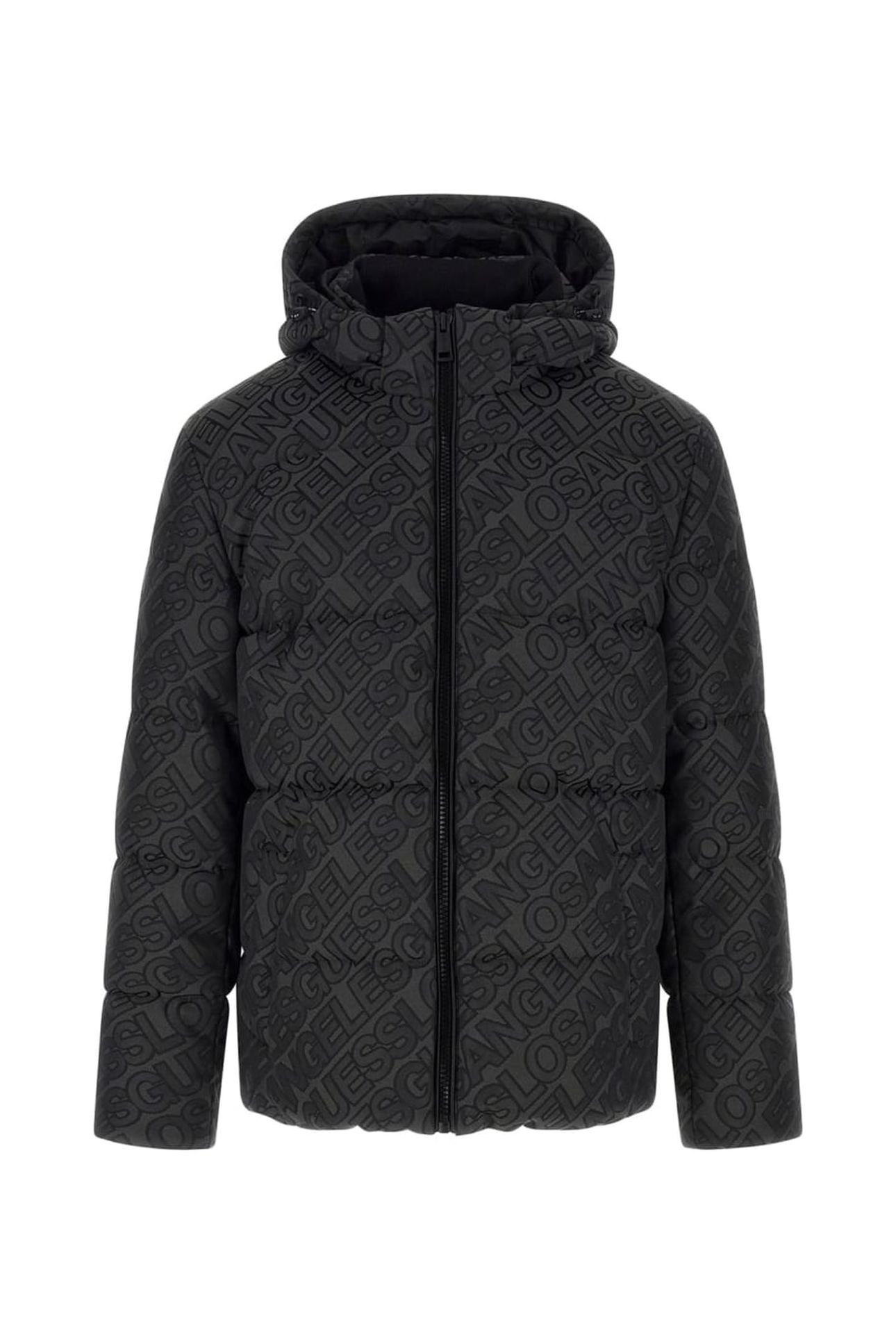 ALLOVER LOGO PUFFA J ALLOVER LOGO BLACK G 1