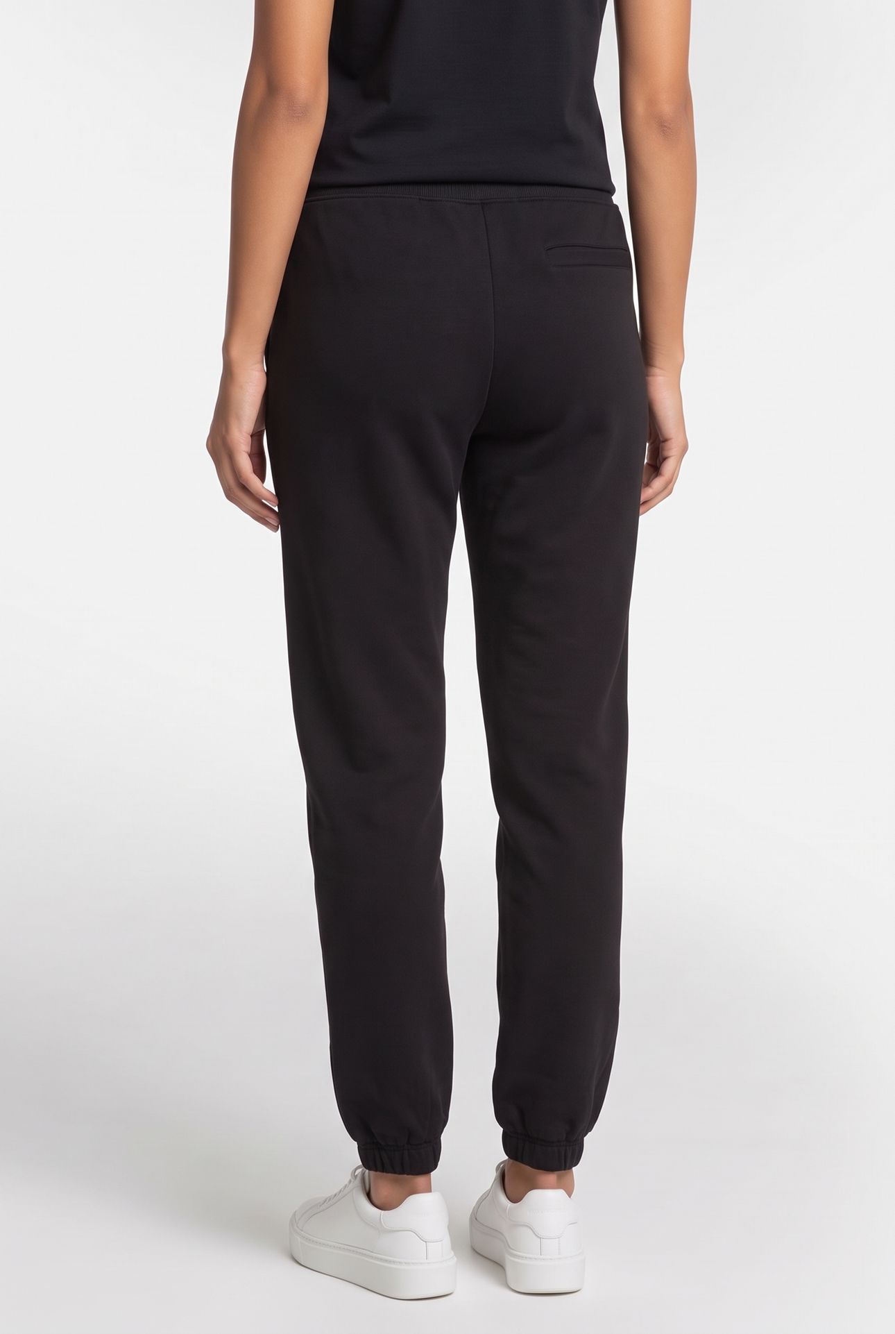 LOGO PIPING SWEATPANTS BLACK 2
