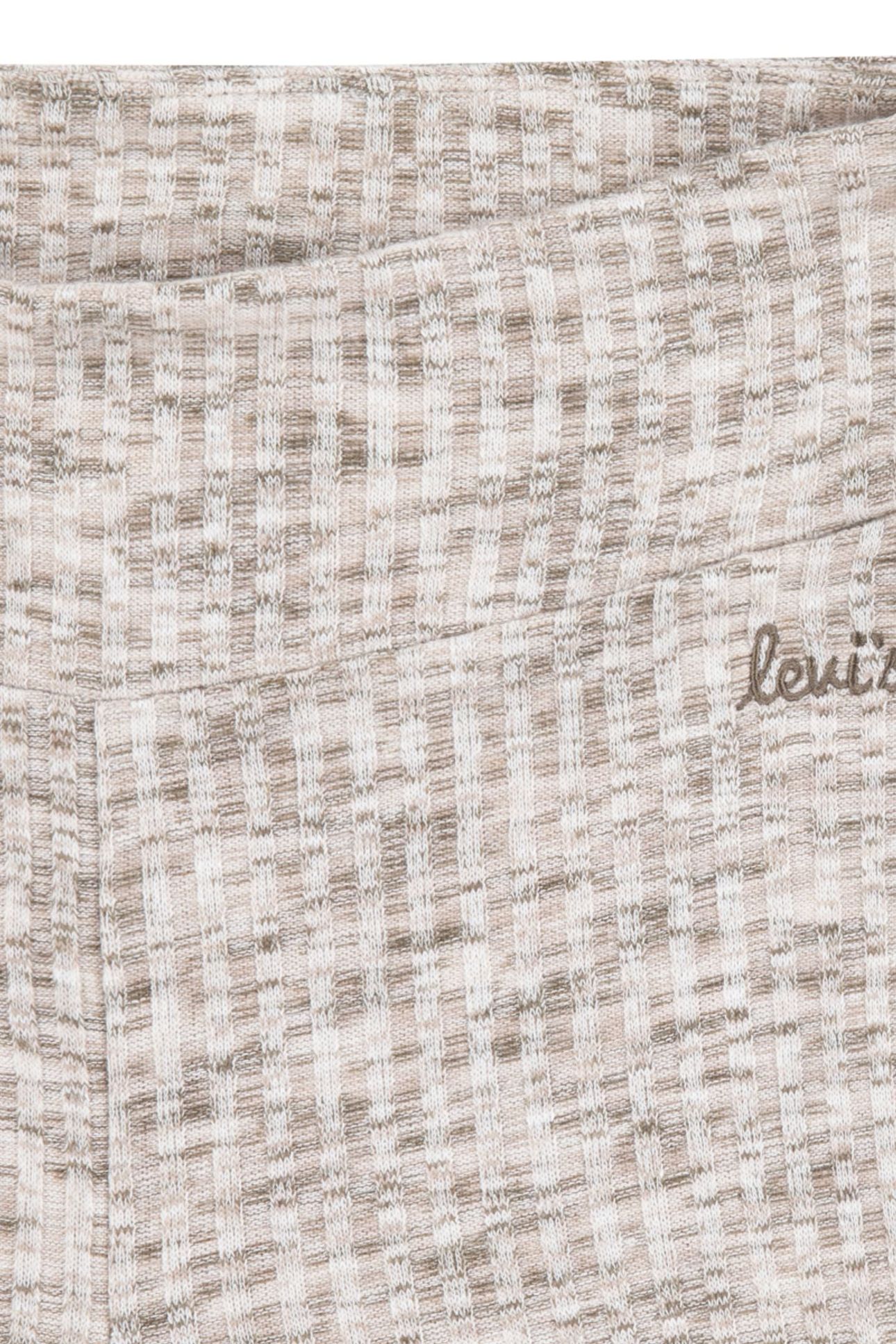 GIRLS SPACE DYE FLARE KNIT PANT CREME BRULEE 4