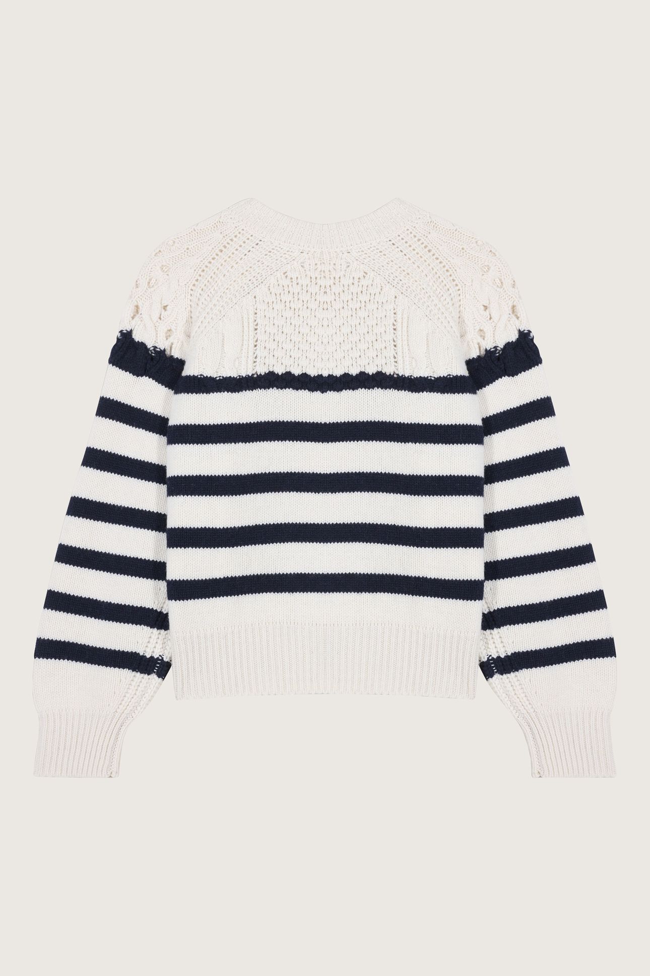 LONG SLEEVES KNIT ECRU 3