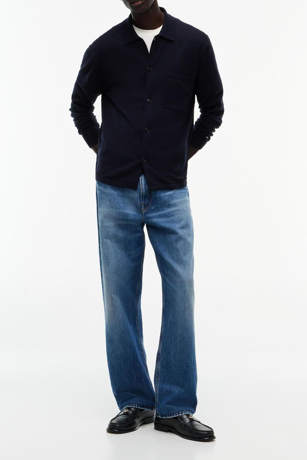 ESSENTIAL COTTON LS NAVY BLUE 4