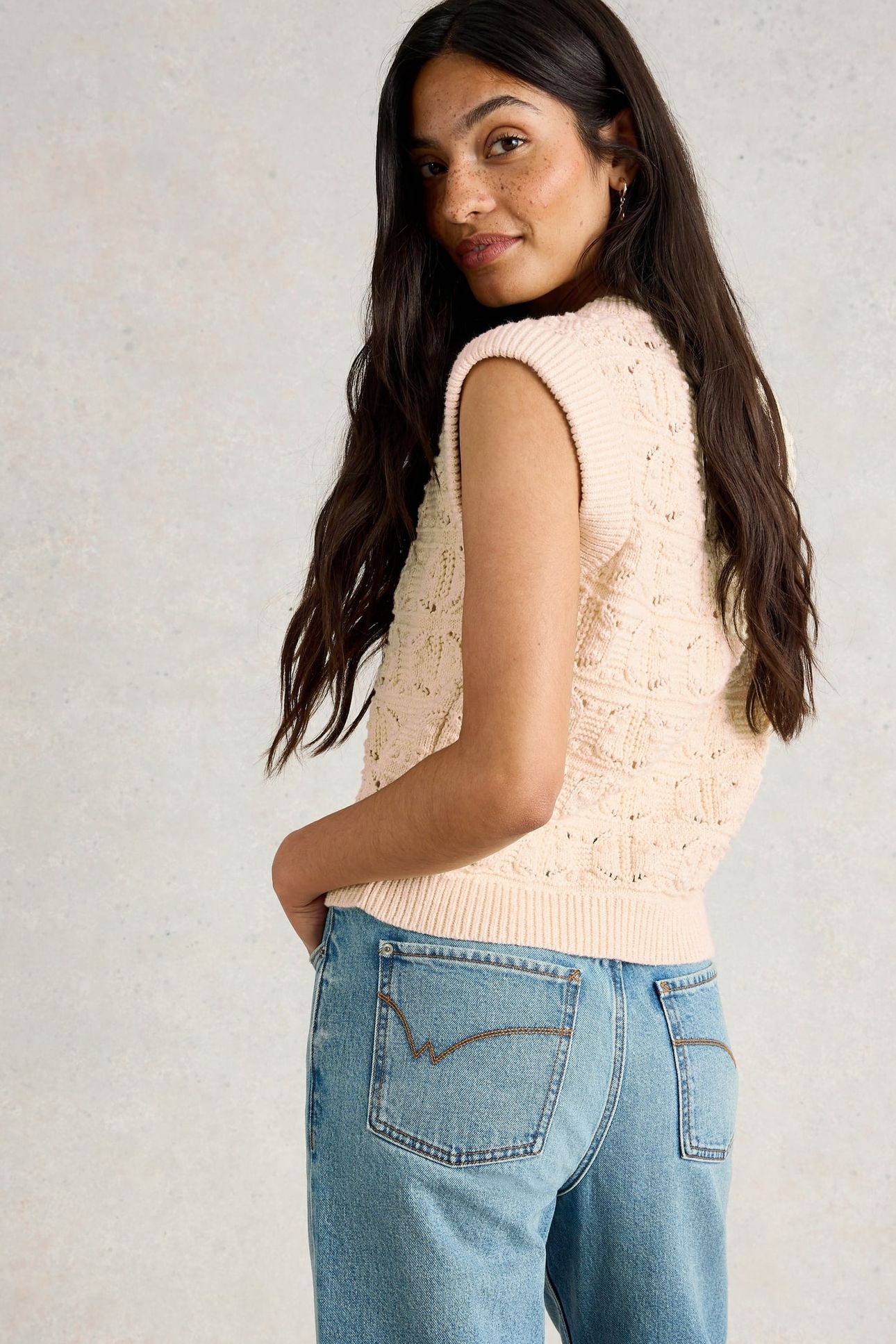 ANNA STITCH TANK LIGHT NATURAL 3