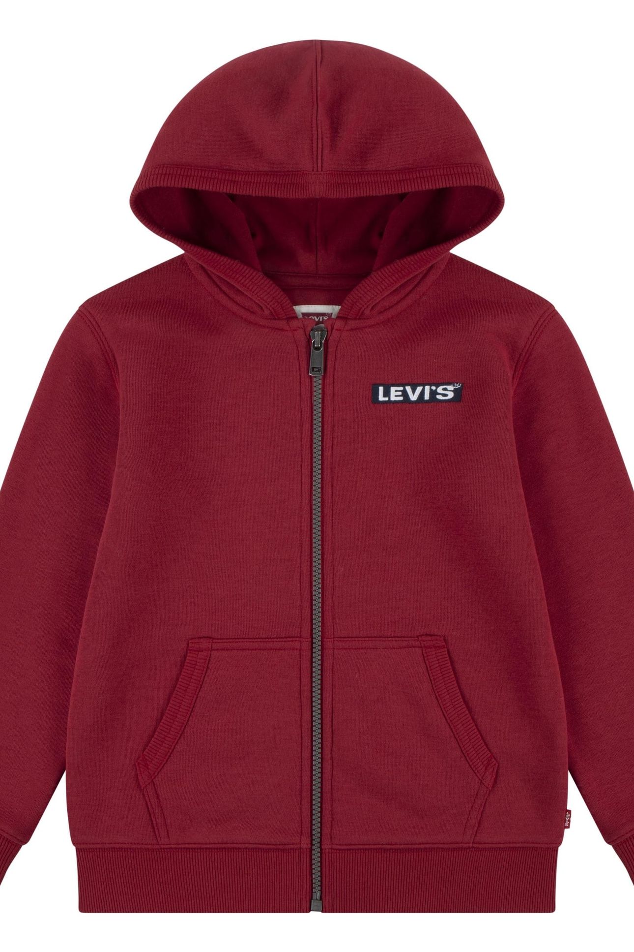 UNISEX BOXTAB FULL ZIP HOODIE RHYTHMIC RED 1
