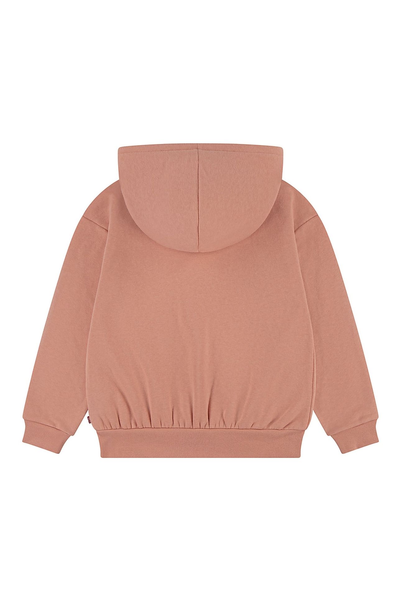 GIRLS POSTER LOGO HOODIE TERRA COTTA 2