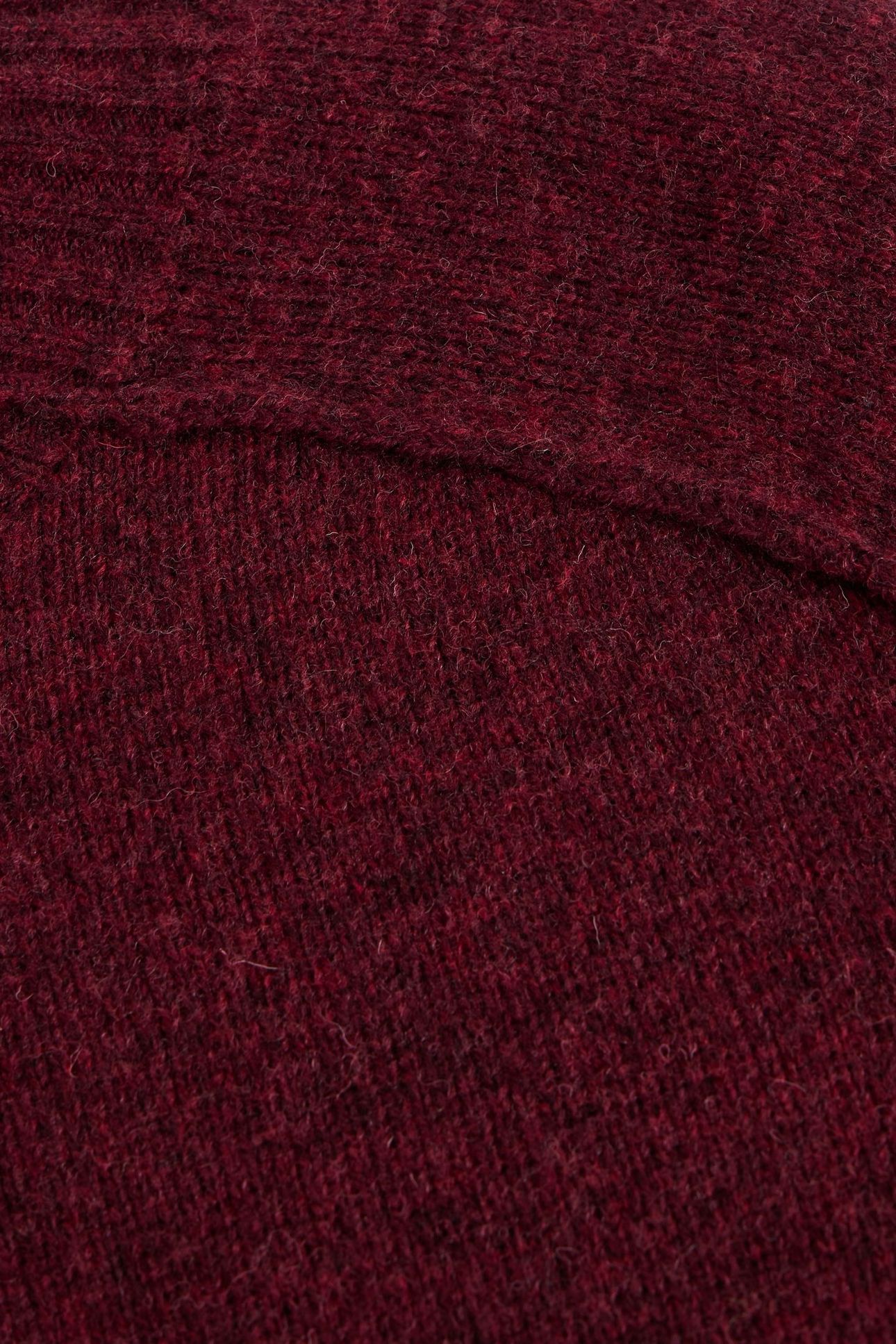 LAMBSWOOL MOCK NECK JUMPER DARK PLUM 6