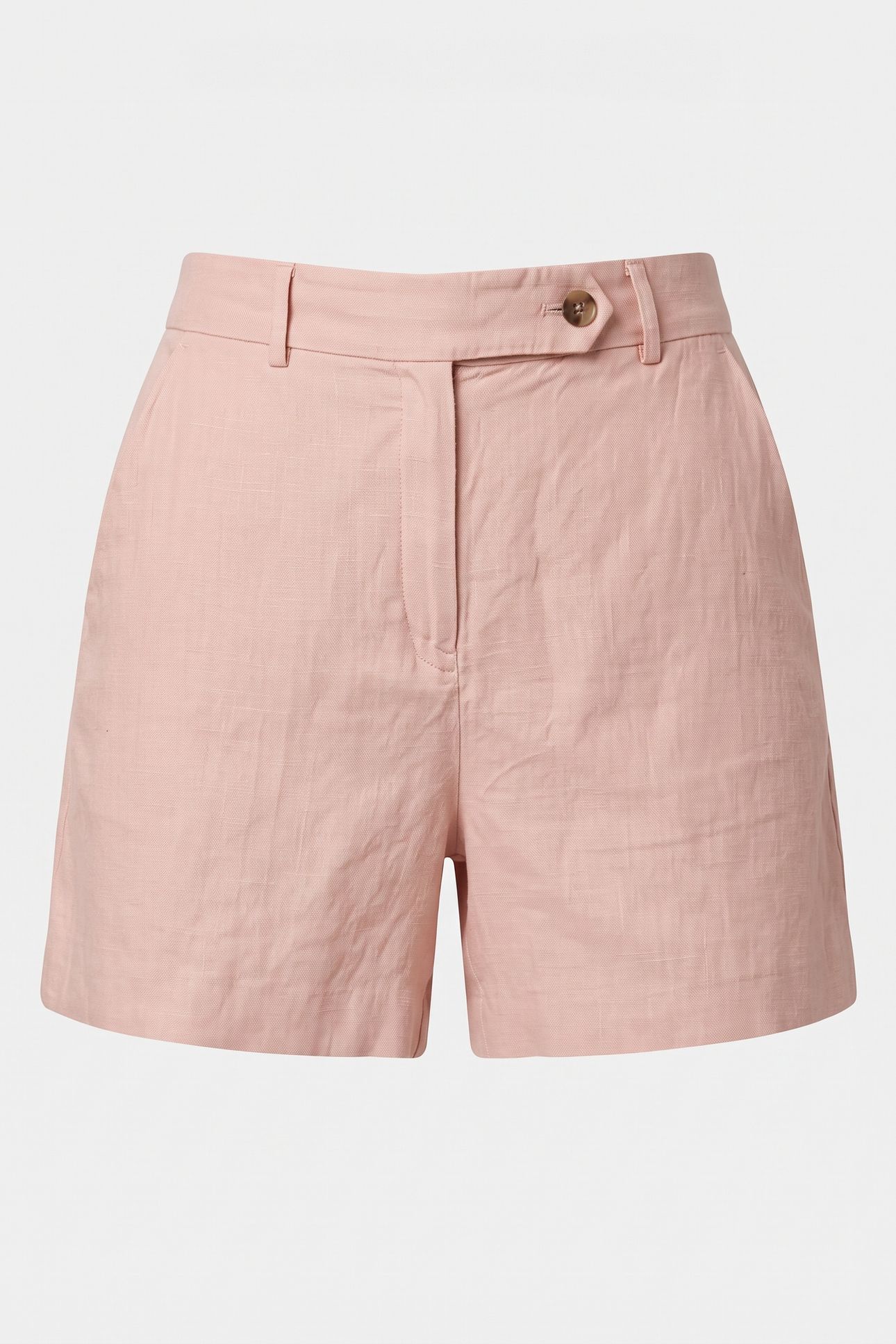 ES NALA LINNEN SHORTS BROWN 3