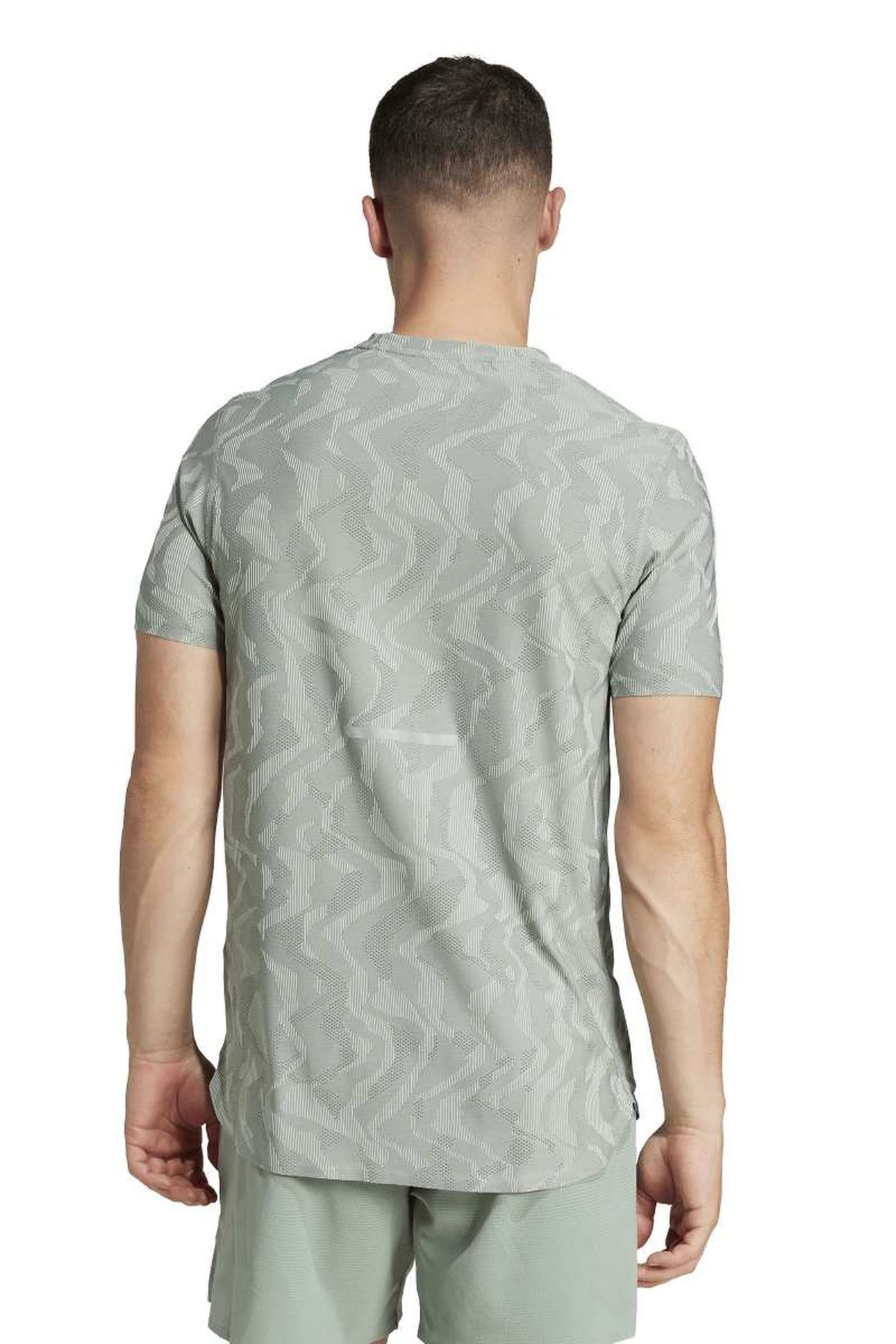 UNISEX ULT ENG TEE SILVER GREEN 2