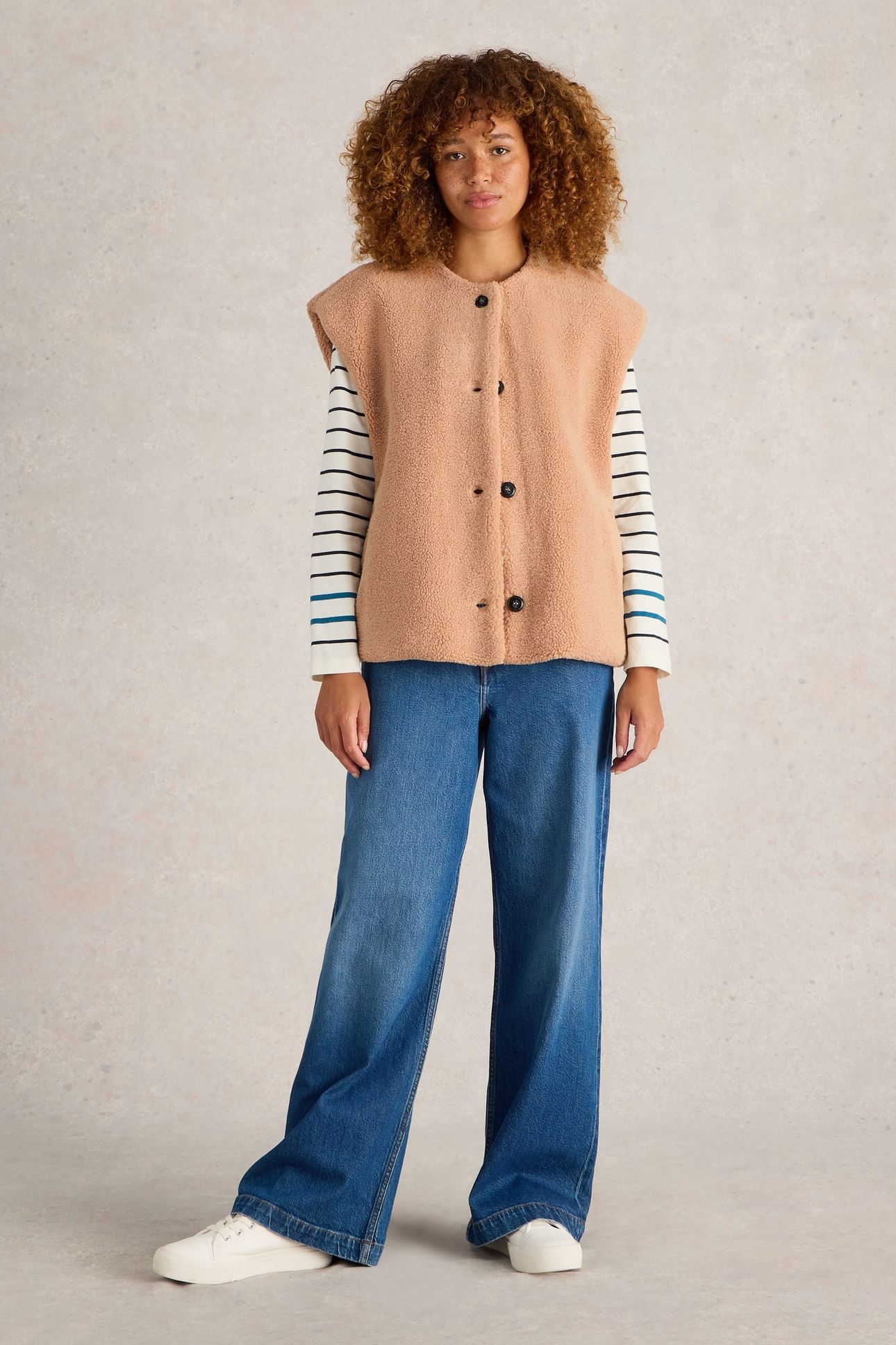 BORG GILET LIGHT NATURAL 1