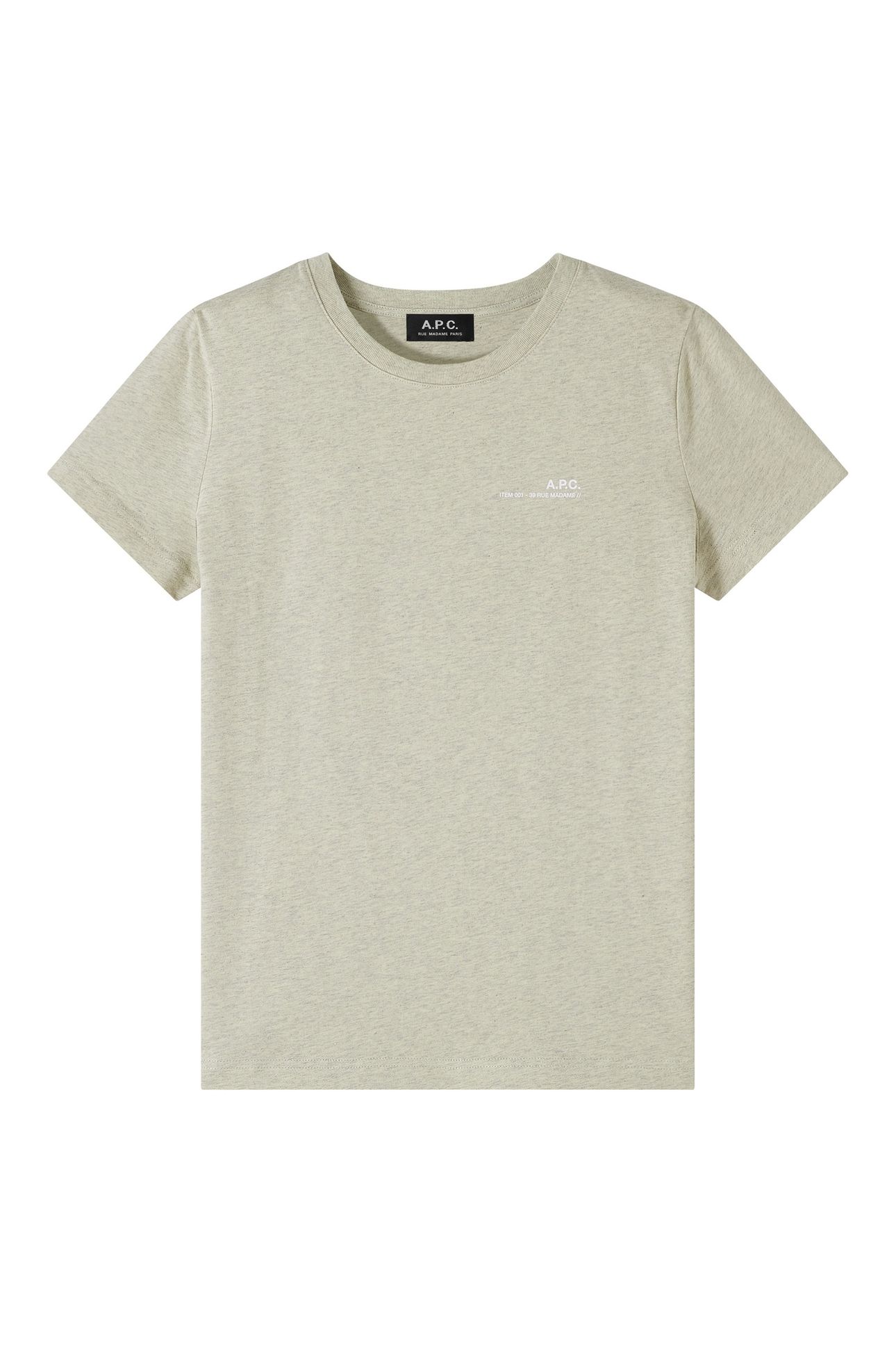 T-SHIRT F OVERDYE HEATHERED PALE GREEN 2