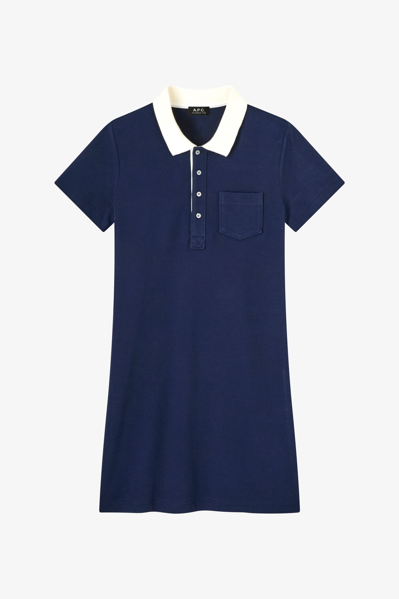 DRESS POLO SHORT SLEEVE DARK NAVY 3