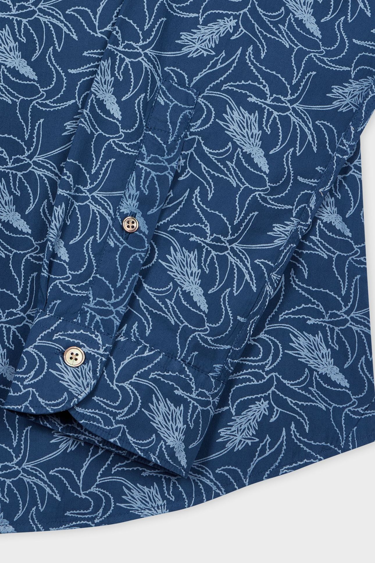 MENS LS TAILORED FIT SHIRT COBALT BLUE 4