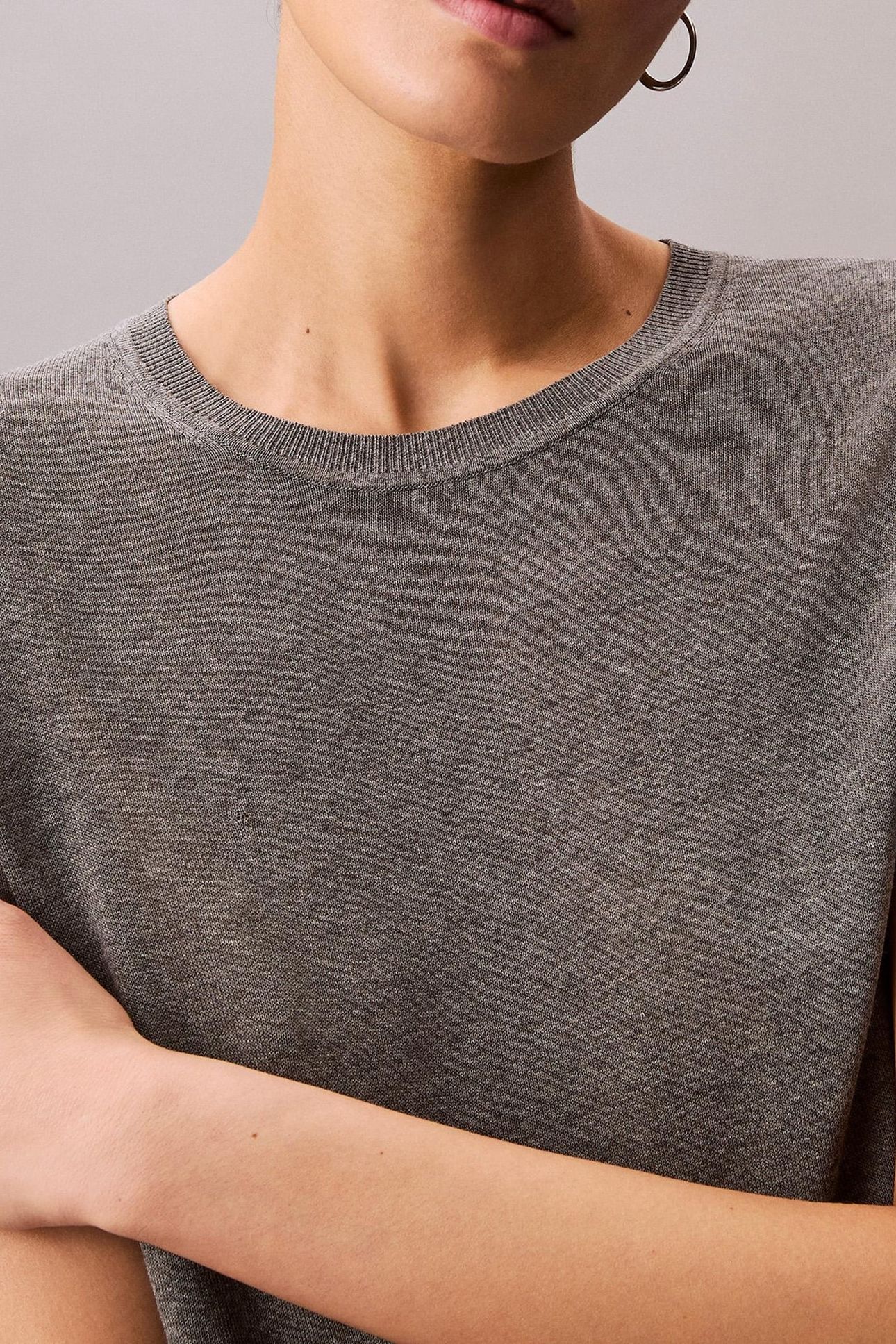 FINE GAUGE VISCOSE SWEATER BLUE TWILIGHT 5