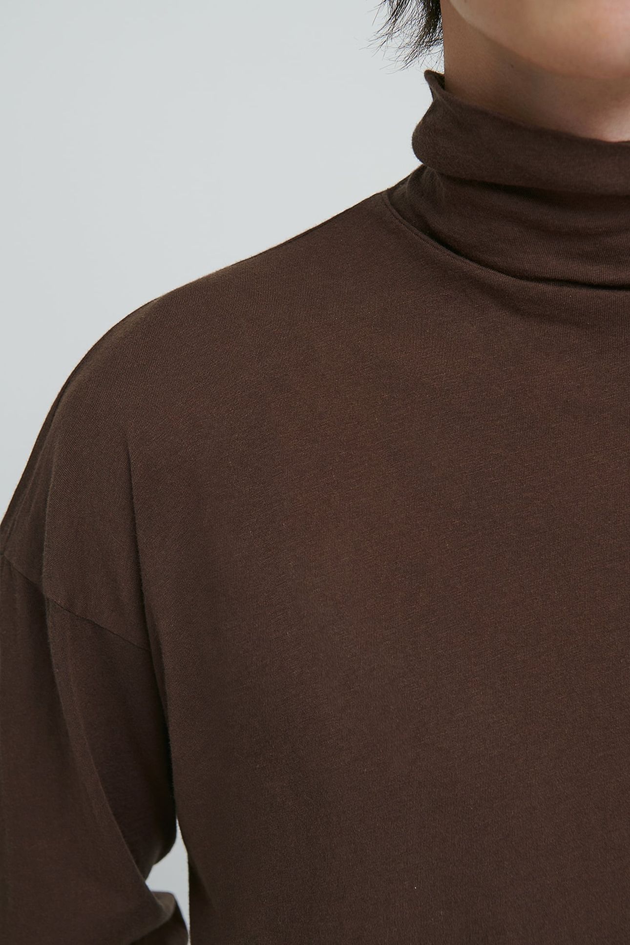 FAKOBAY LONG-SLEEVE T-SHIRT CHOCOLAT VINTAGE 5