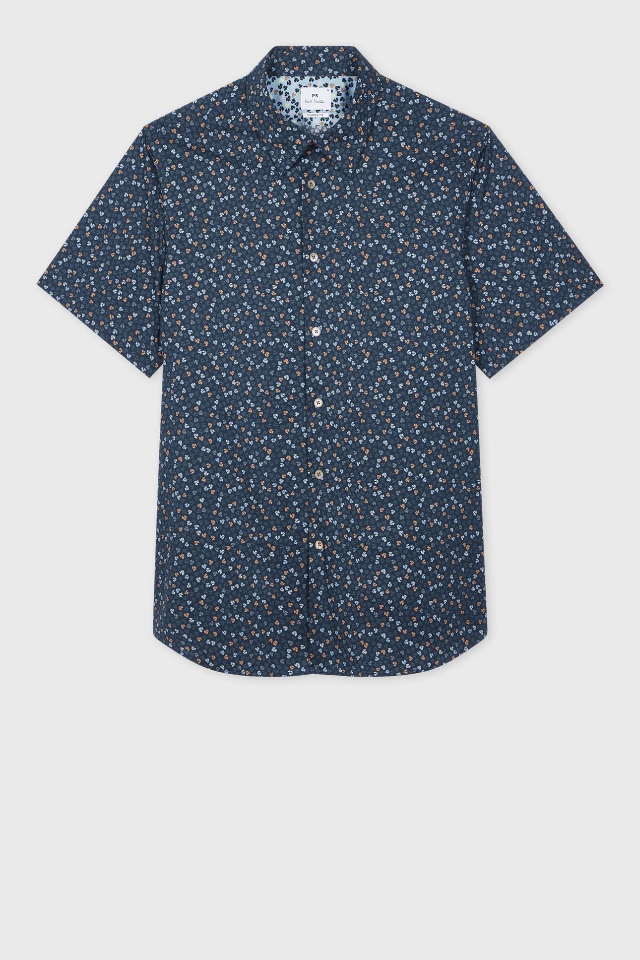 MENS SS TAILORED FIT SHIRT VERY DARK NAVY 1