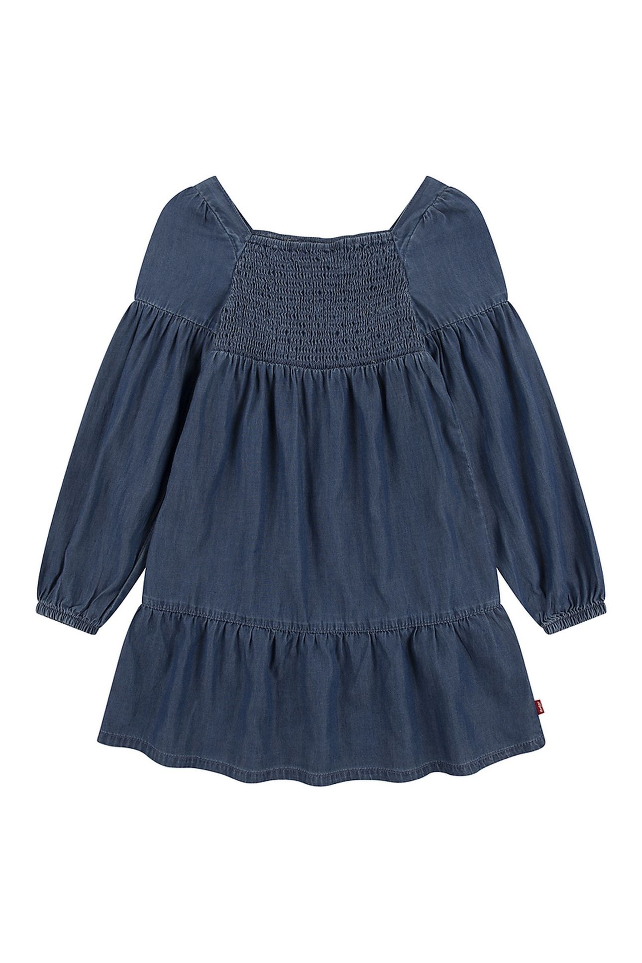 GIRLS LONG SLEEVE SMOCKED TOP DRESS PACIFIC HIGHWAY 1