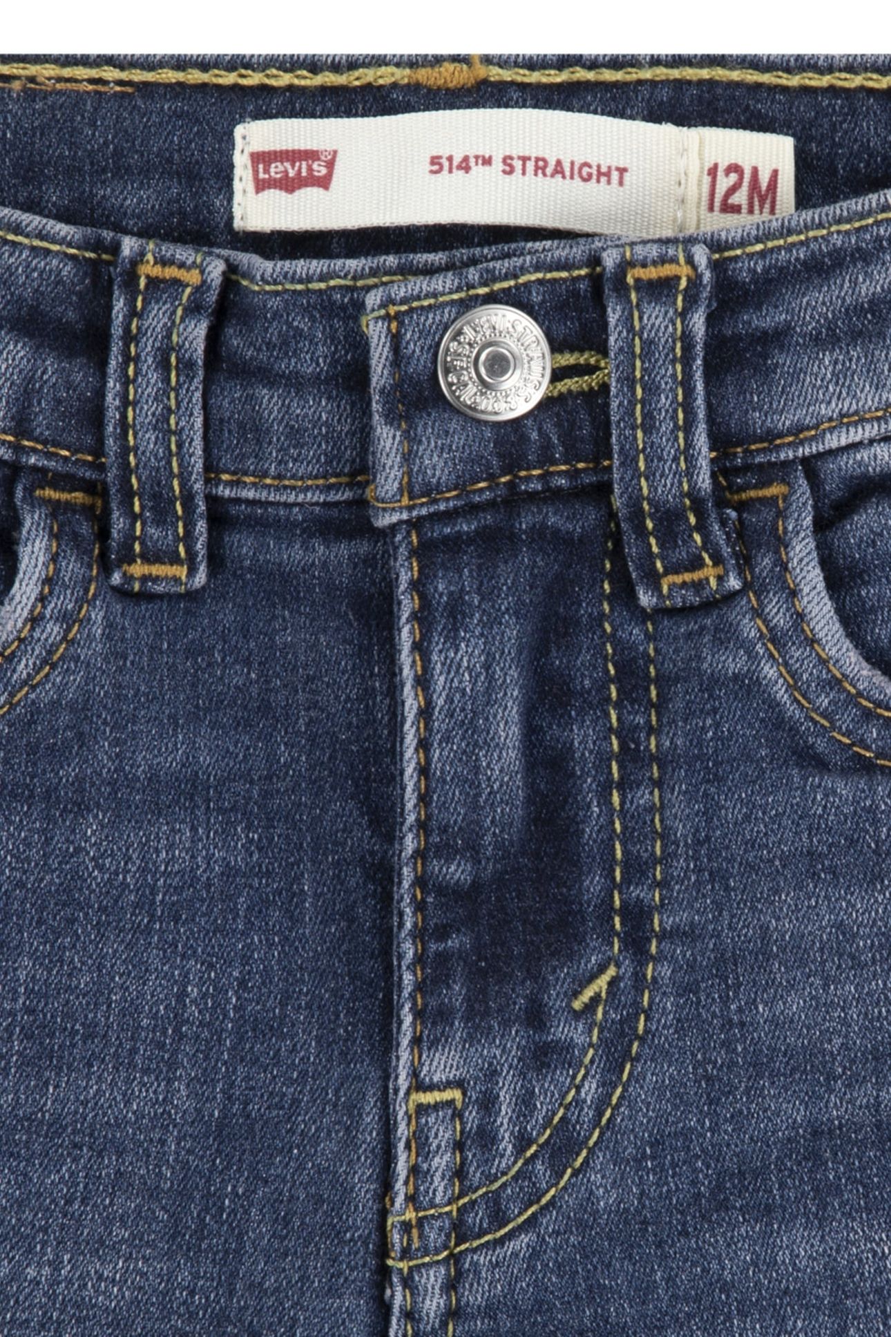 BOYS 514 STRAIGHT FIT JEANS DARK LIGHT 3