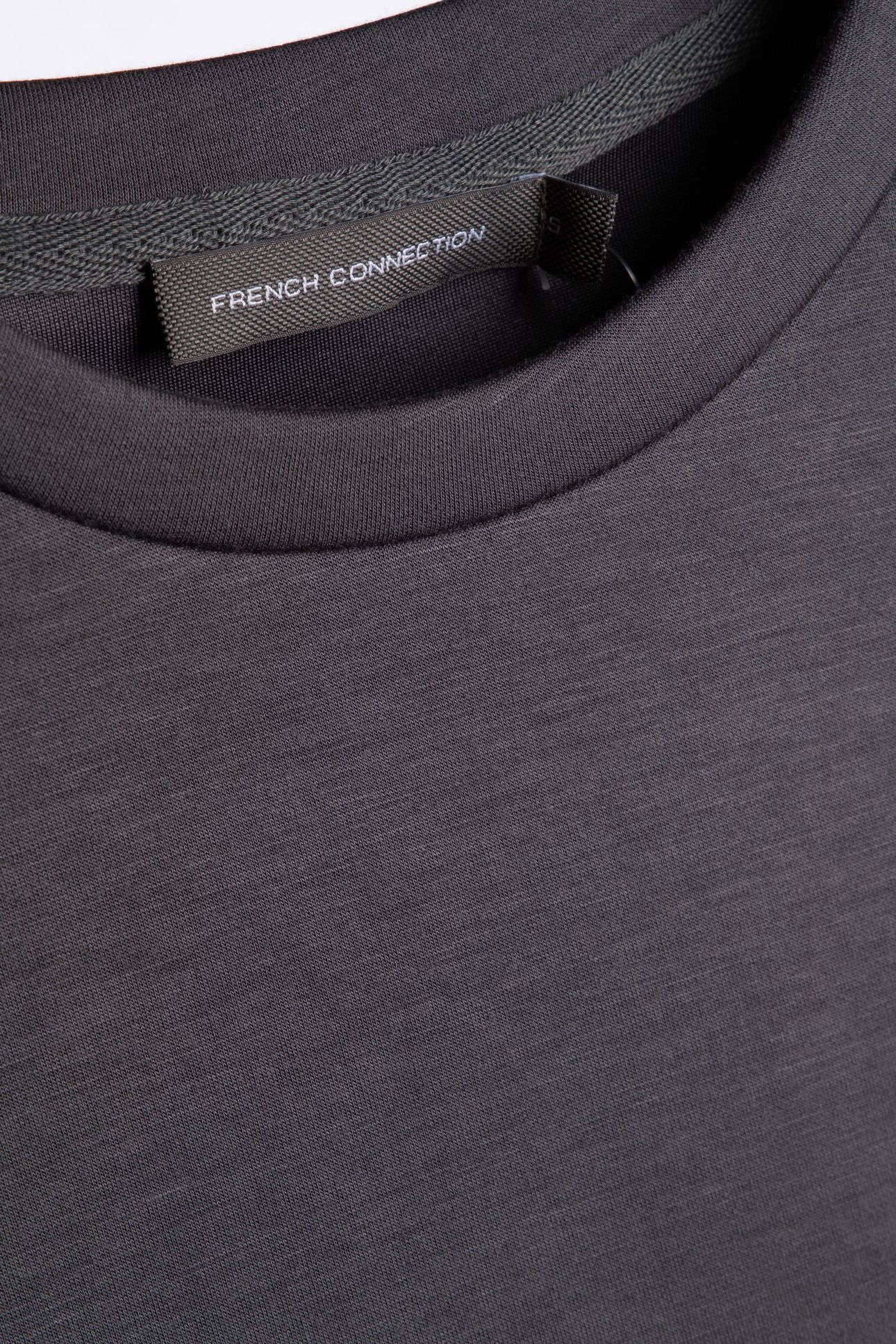 LUX PINCHED TEE CHARCOAL SIZE [XL] CHARCOAL 4