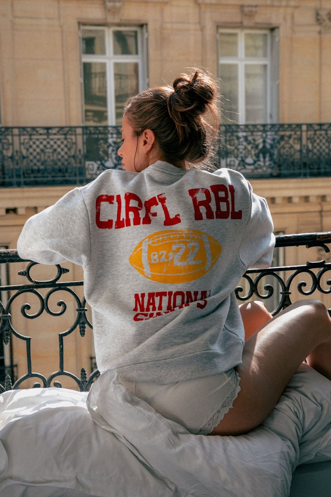 NATIONAL CHAMPS DROPED SHOULDER SWEAT LIGHT GREY MELANGE 4