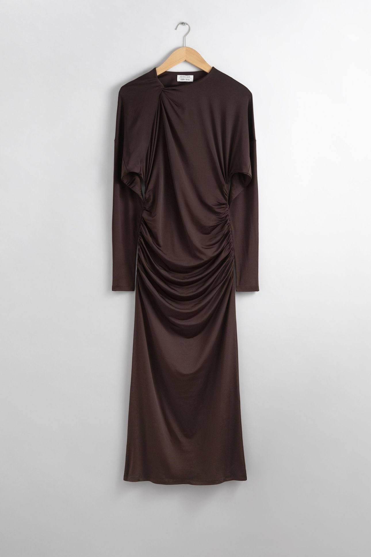 LA GENIA DRESS BROWN 3