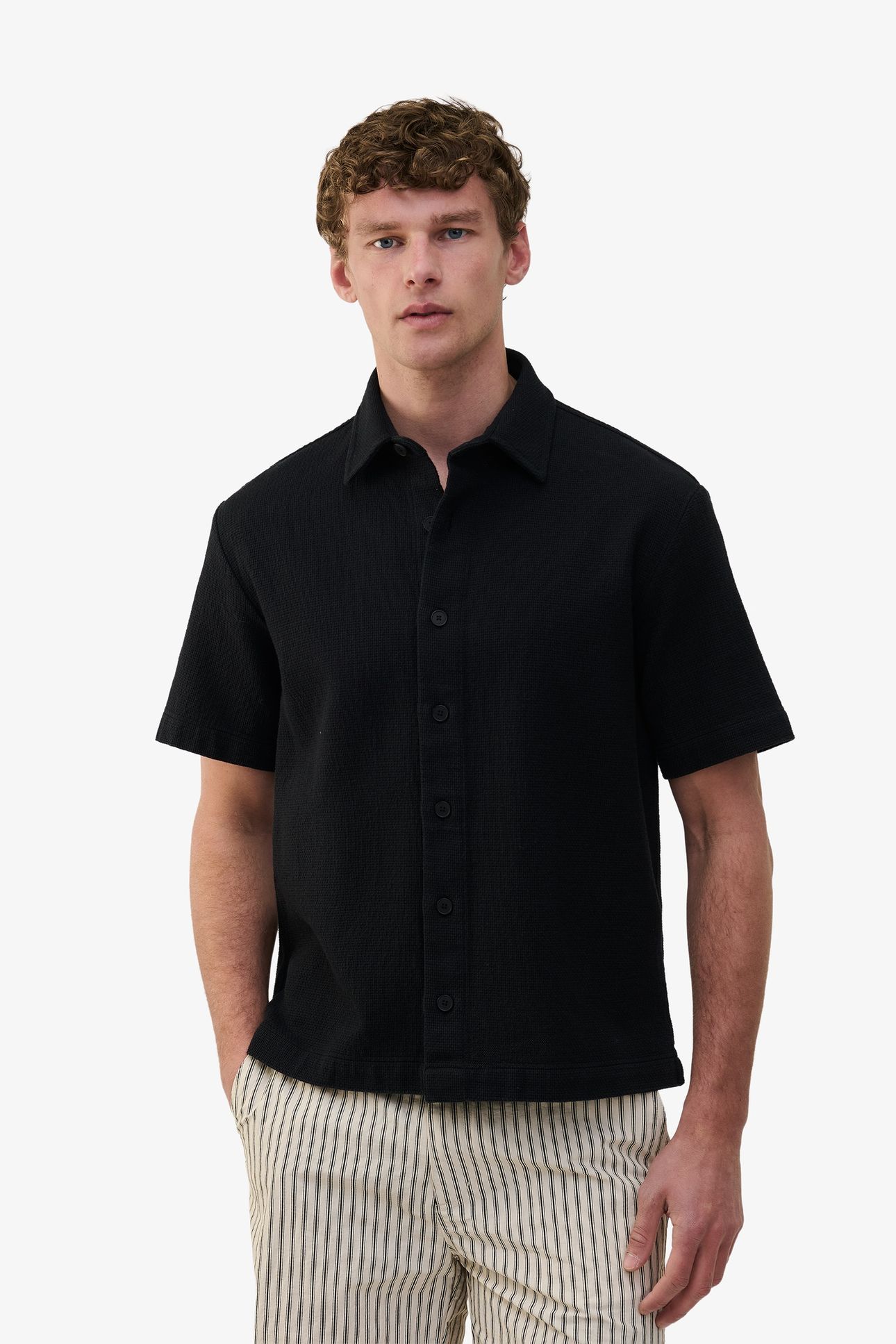 DURBAN OPENWORK COTTON NAVY 1
