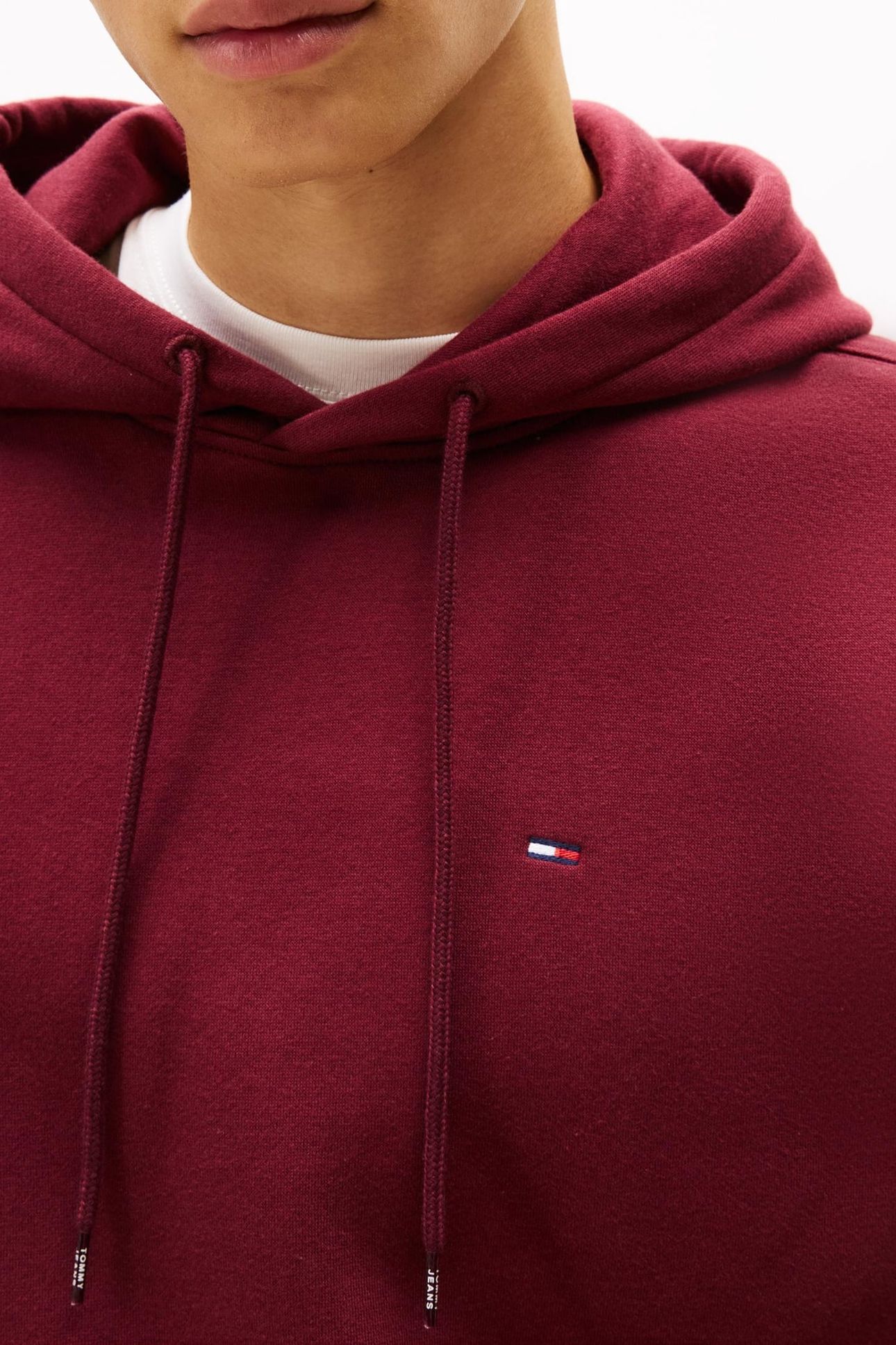 TJM REG FLAG HOODIE RED WINE 5