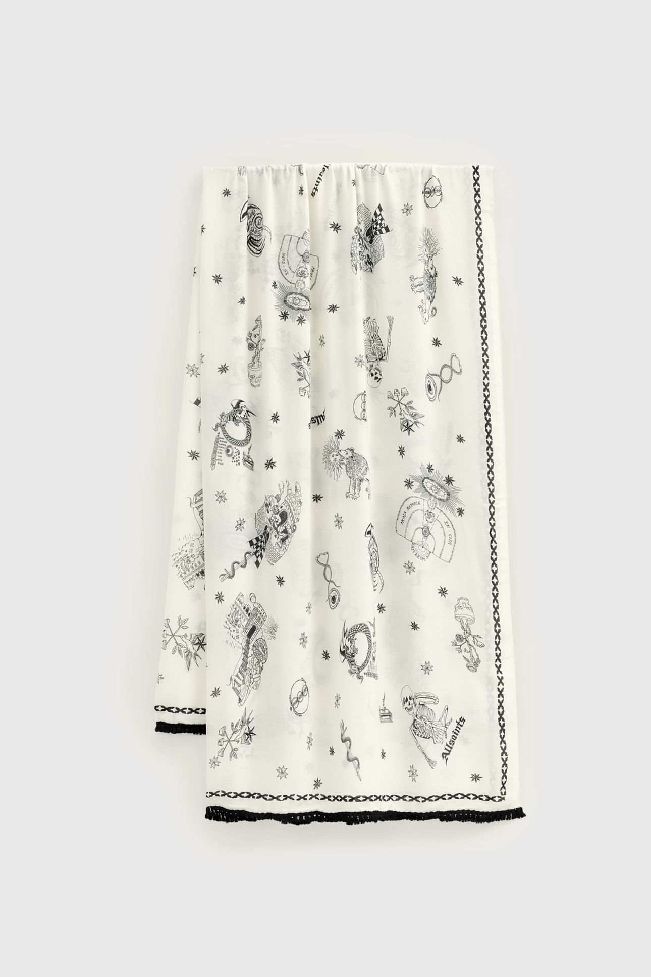 TERRA OBLONG SCARF GYPSUM WHITE 2