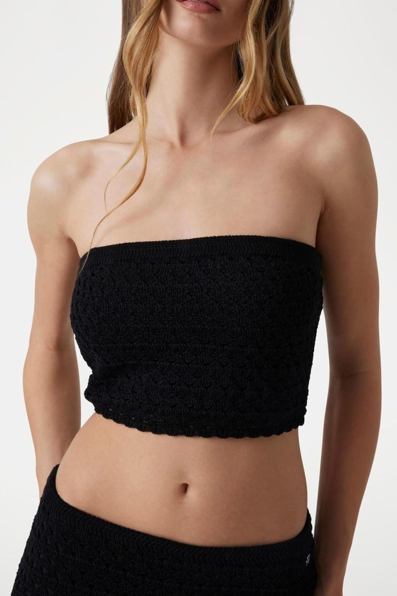STRAPLESS LUCA TUBE JET BLACK A996 1
