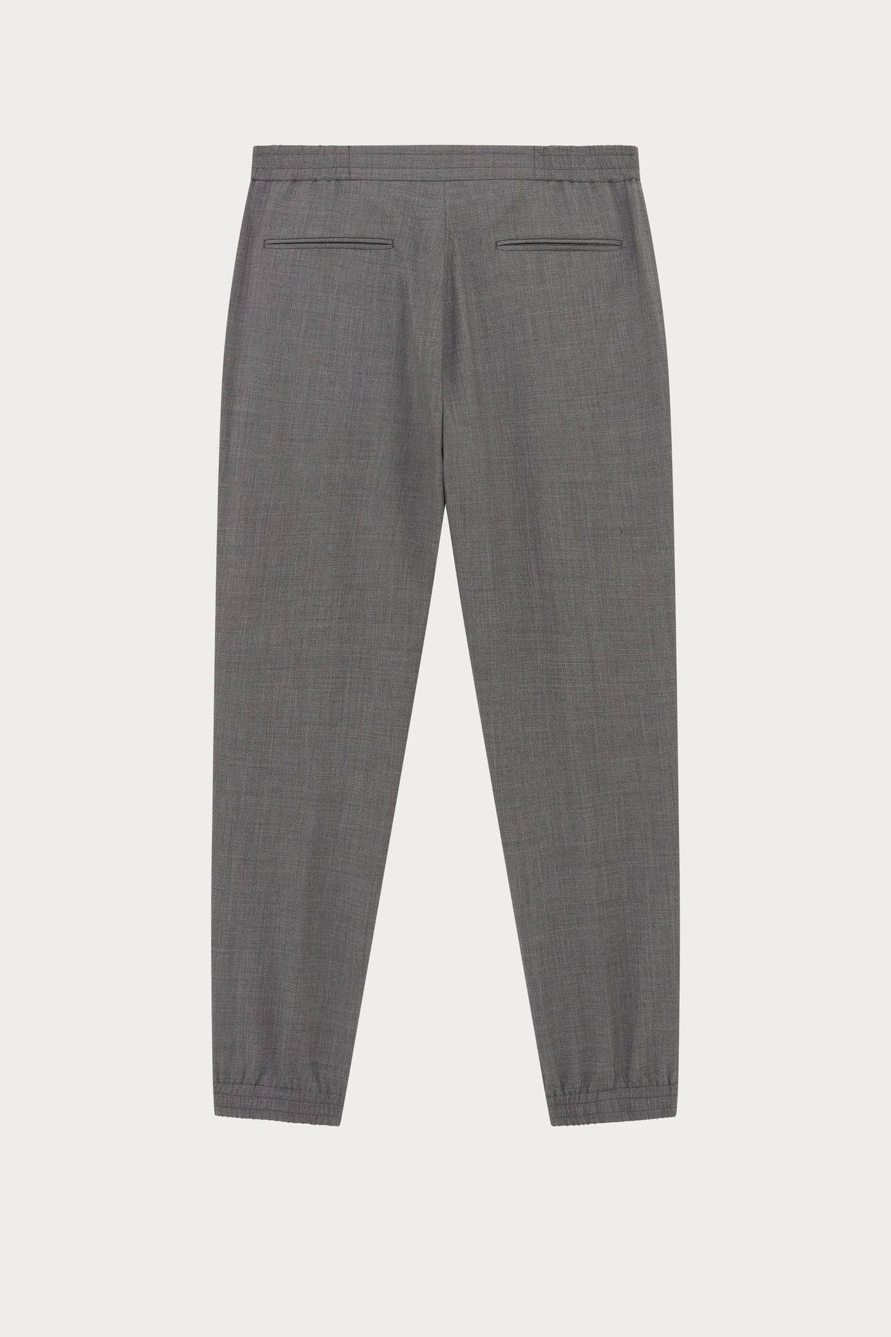 MENS TROUSER GREY MELANGE 6