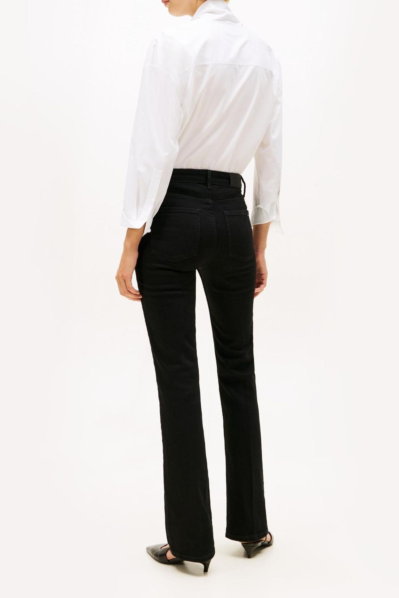 DNM BLACK BOOTCUT HIGH WAISTED BLACK 2