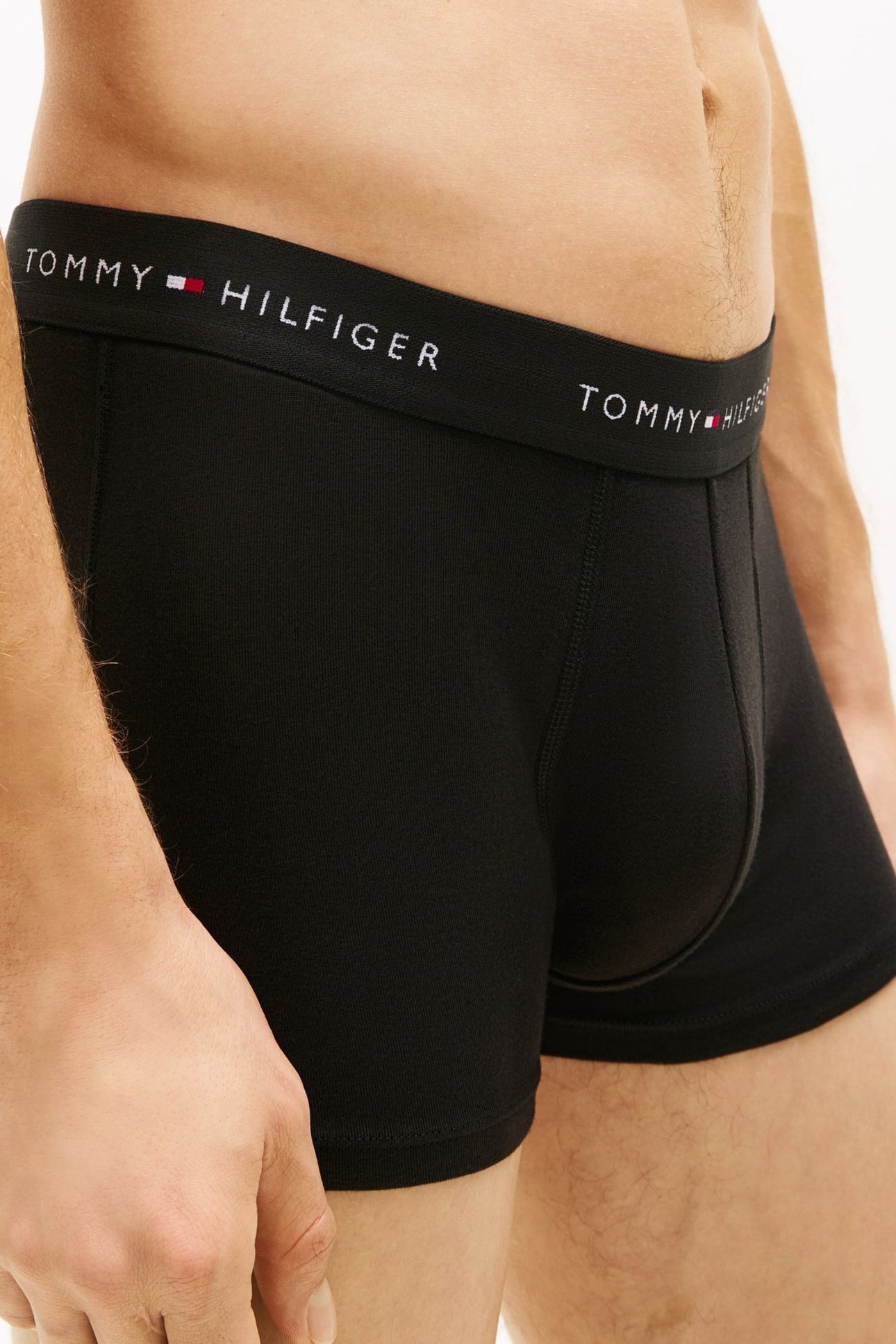 3-PACK WAISTBAND TRUNK BLACK/BLACK/BLACK 10