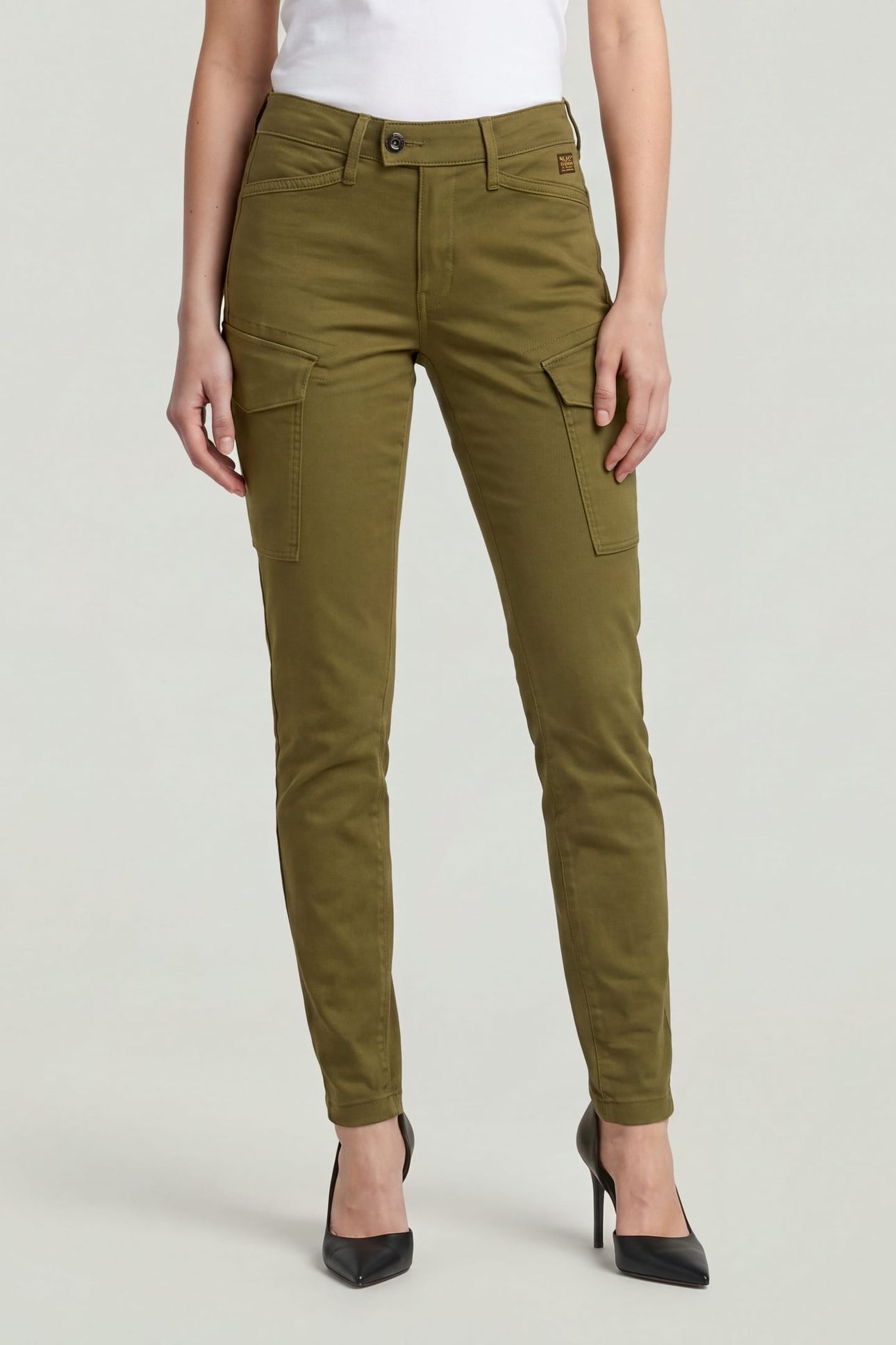 BLOSSITE G-SHAPE ARMY HIGH SKINNY DARK GREEN 1