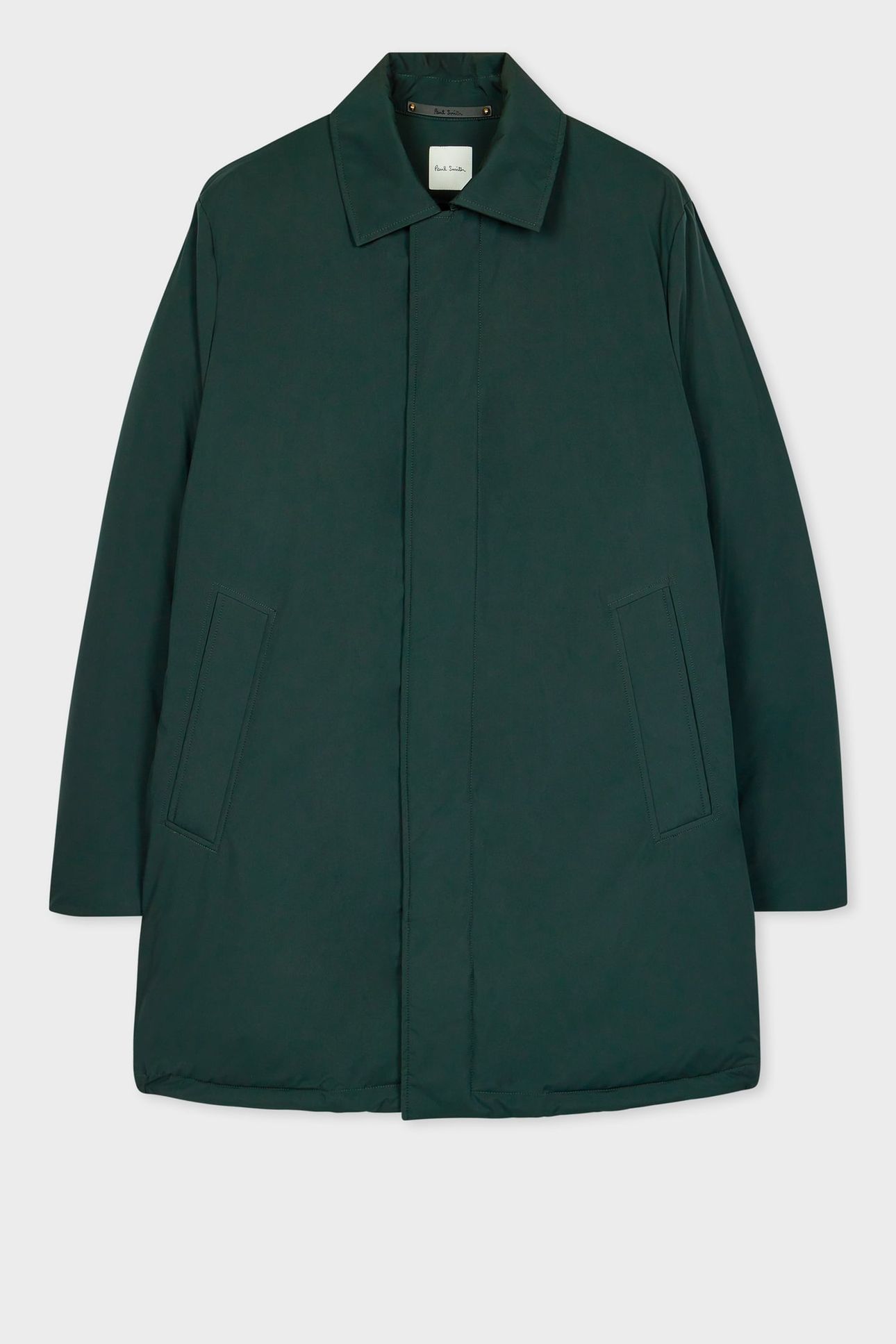 MENS DOWN COAT VERY DARK GREEN 4