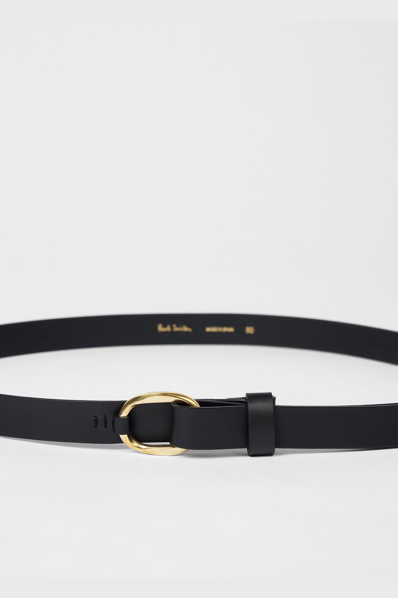 WOMEN BELT TWIST RING BLACK 5