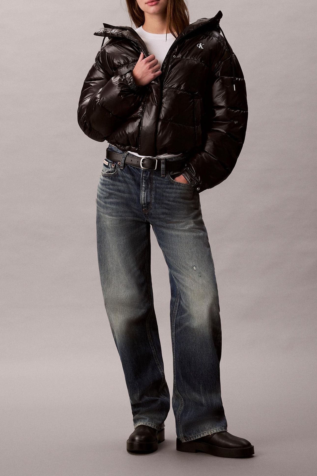 SHINE PUFFER JACKET BLACK 3
