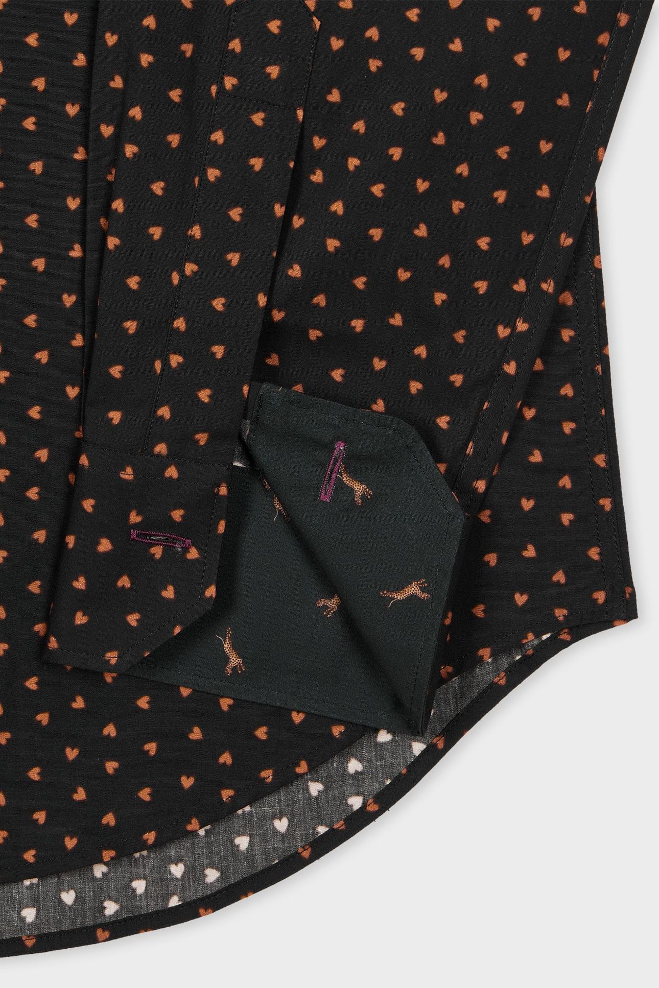 MENS S/C TAILORED FIT SHIRT BLACK 7