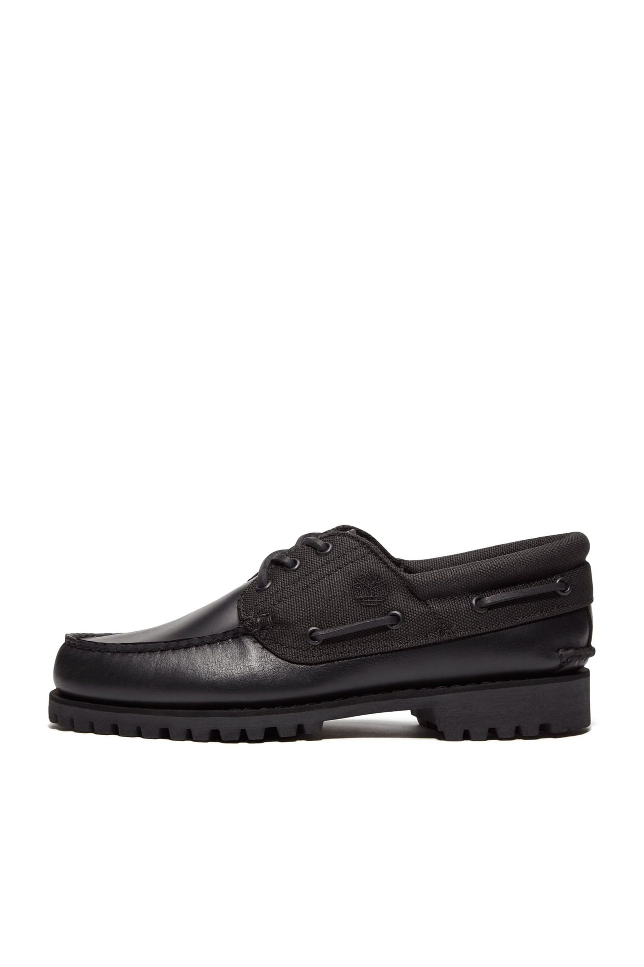 TIMBERLAND AUTHENTIC BOAT SHOE BLACKOUT FULL GRAIN 7