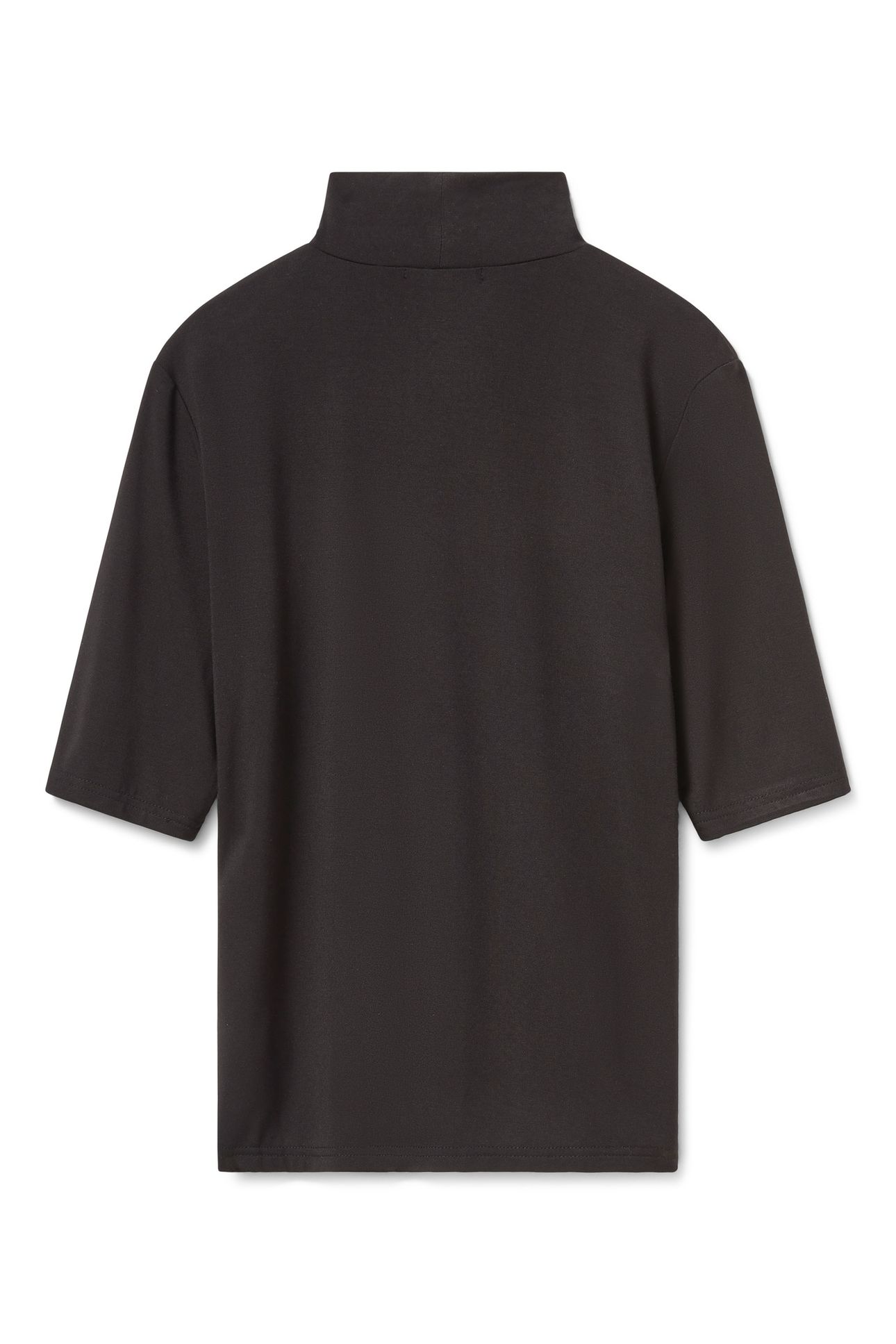 ELBOW SLV MOCK NECK TEE BLACK NIGHT 5