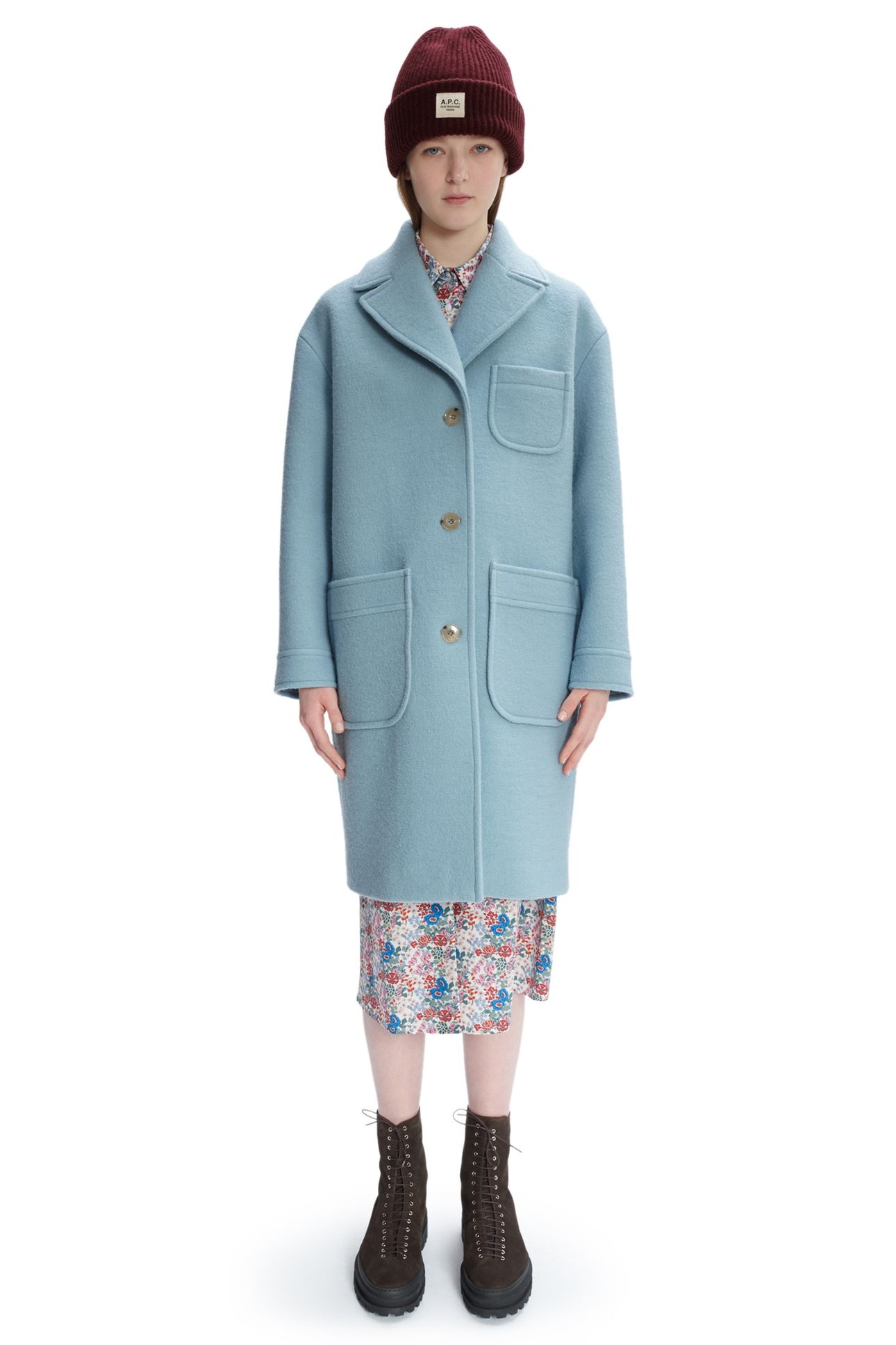 COAT NINA LIGHT BLUE 1