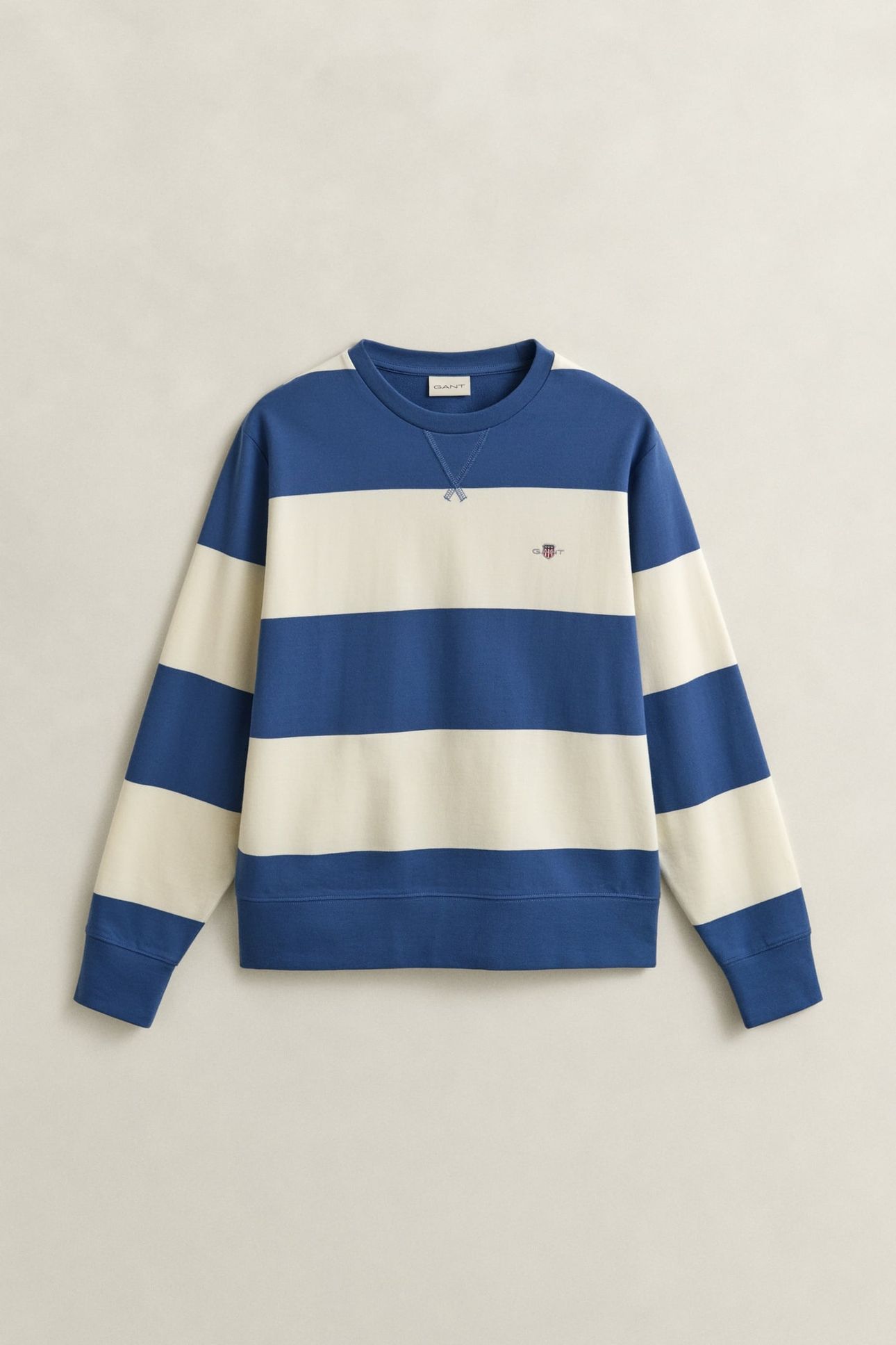 STRIPED C-NECK VINTAGE BLUE 4